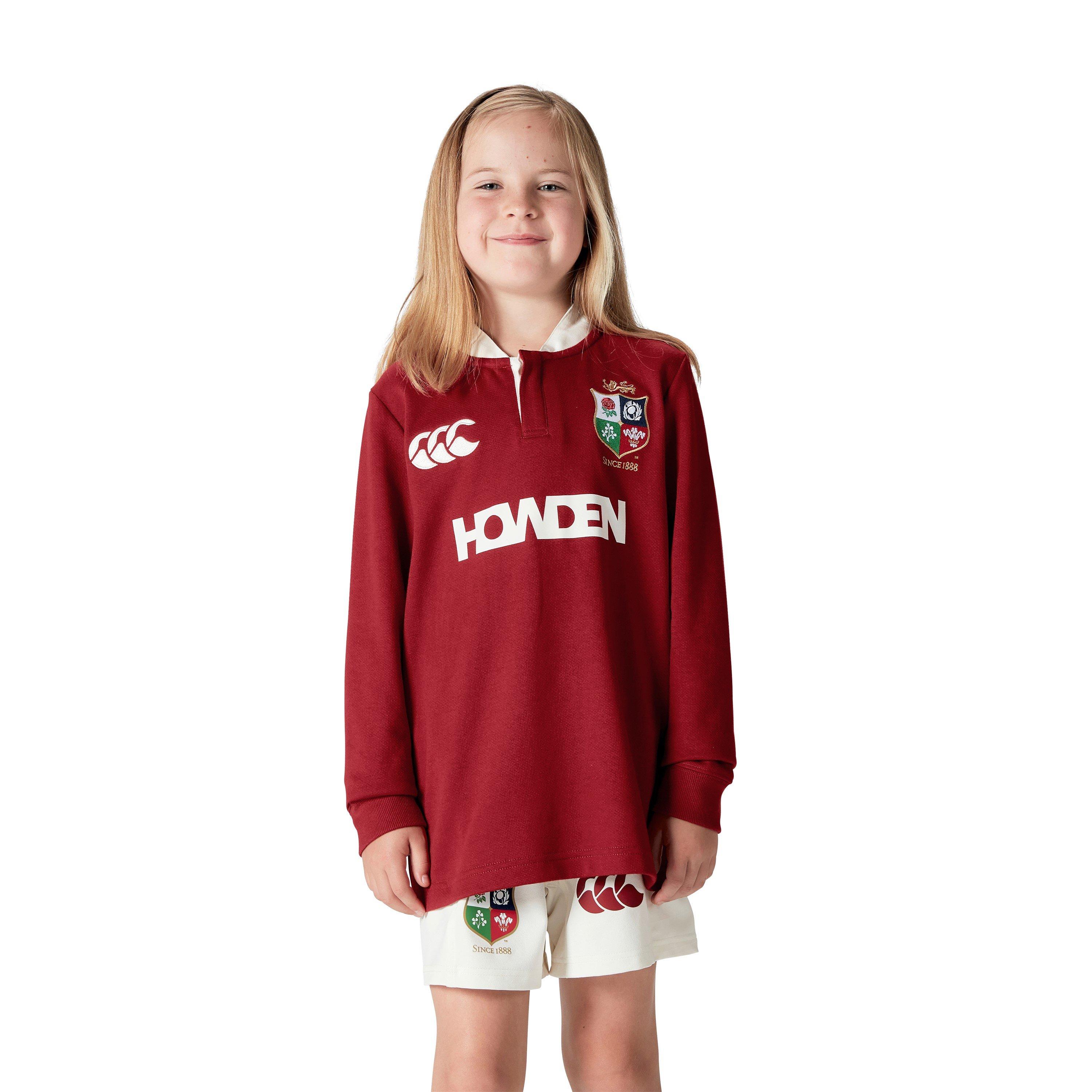 Rød Dahlia - Canterbury - British and Irish Lions 2025 Long Sleeve Classic Shirt Juniors - 3