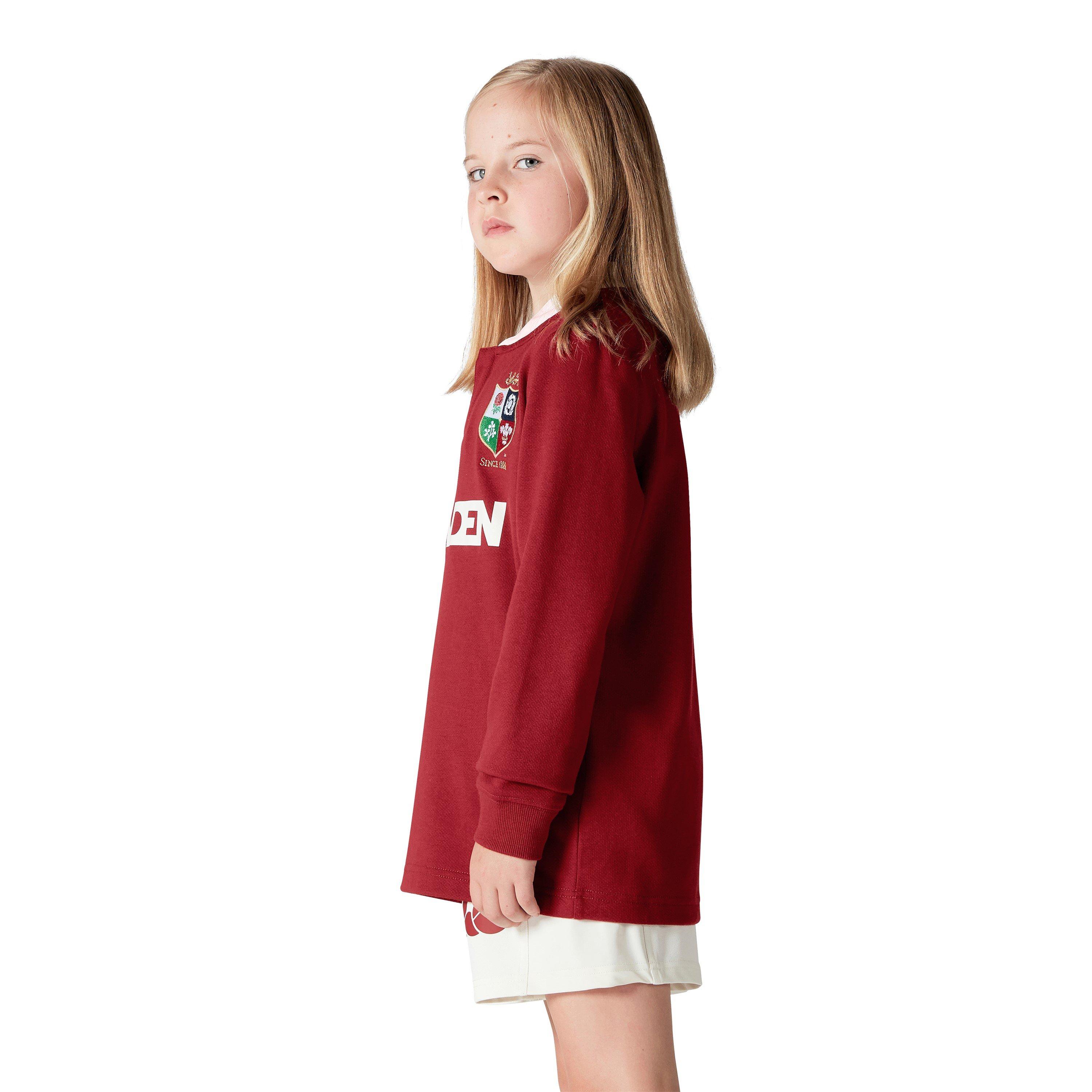 Rød Dahlia - Canterbury - British and Irish Lions 2025 Long Sleeve Classic Shirt Juniors - 4