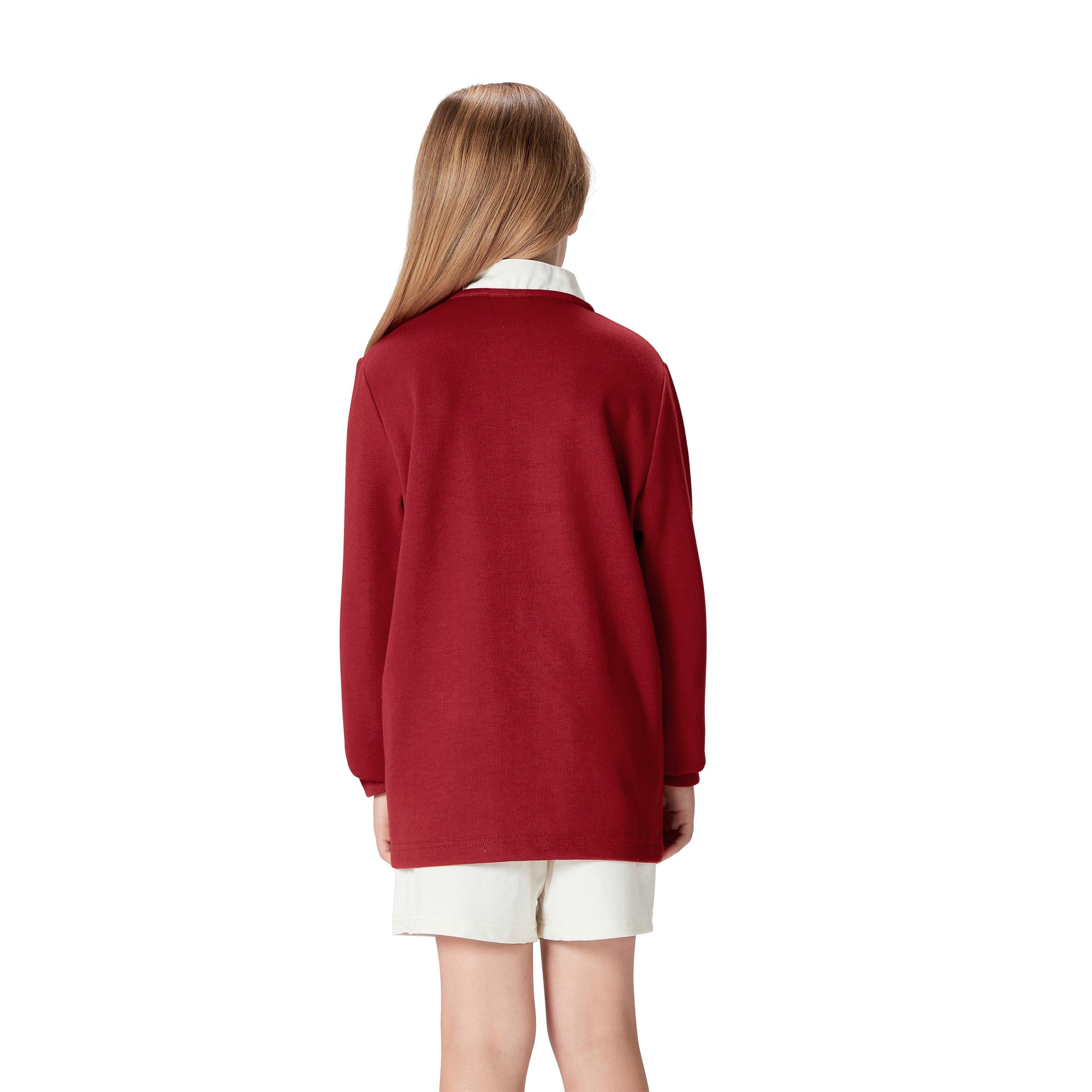 Rød Dahlia - Canterbury - British and Irish Lions 2025 Long Sleeve Classic Shirt Juniors - 5