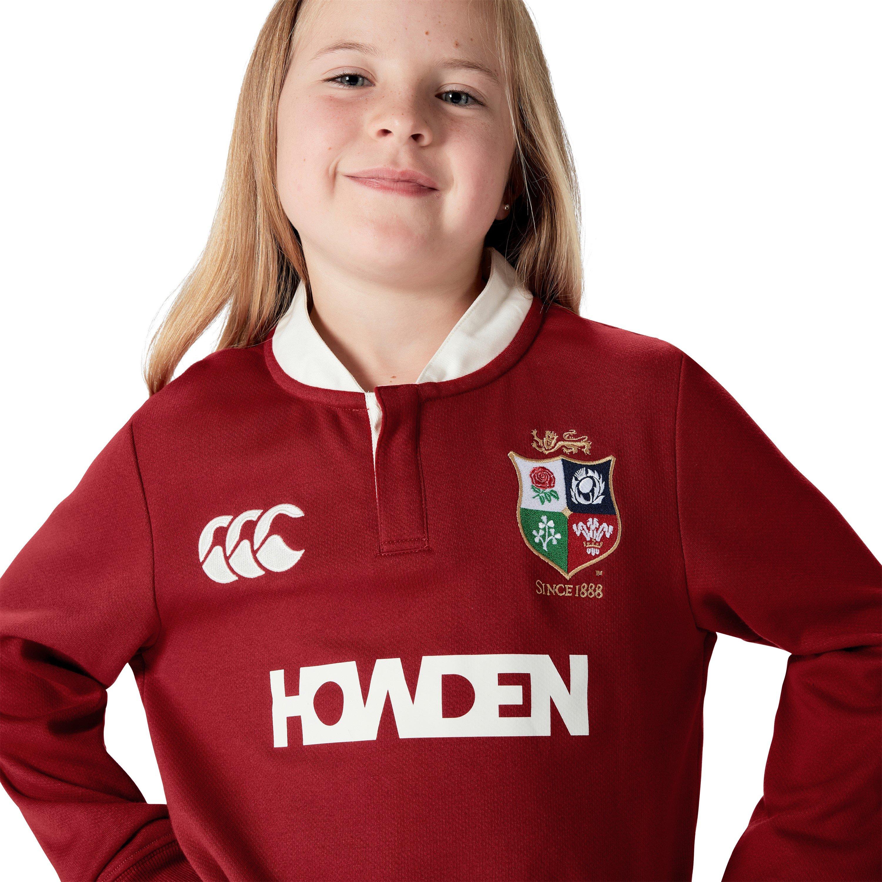 Rød Dahlia - Canterbury - British and Irish Lions 2025 Long Sleeve Classic Shirt Juniors - 6