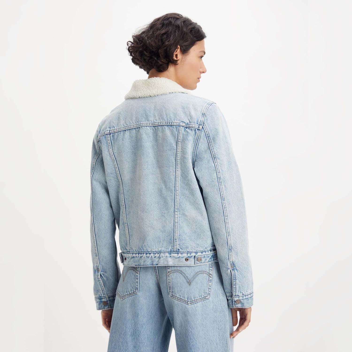 Light Blue - Levis - Original Sherpa Trucker Jacket - 2