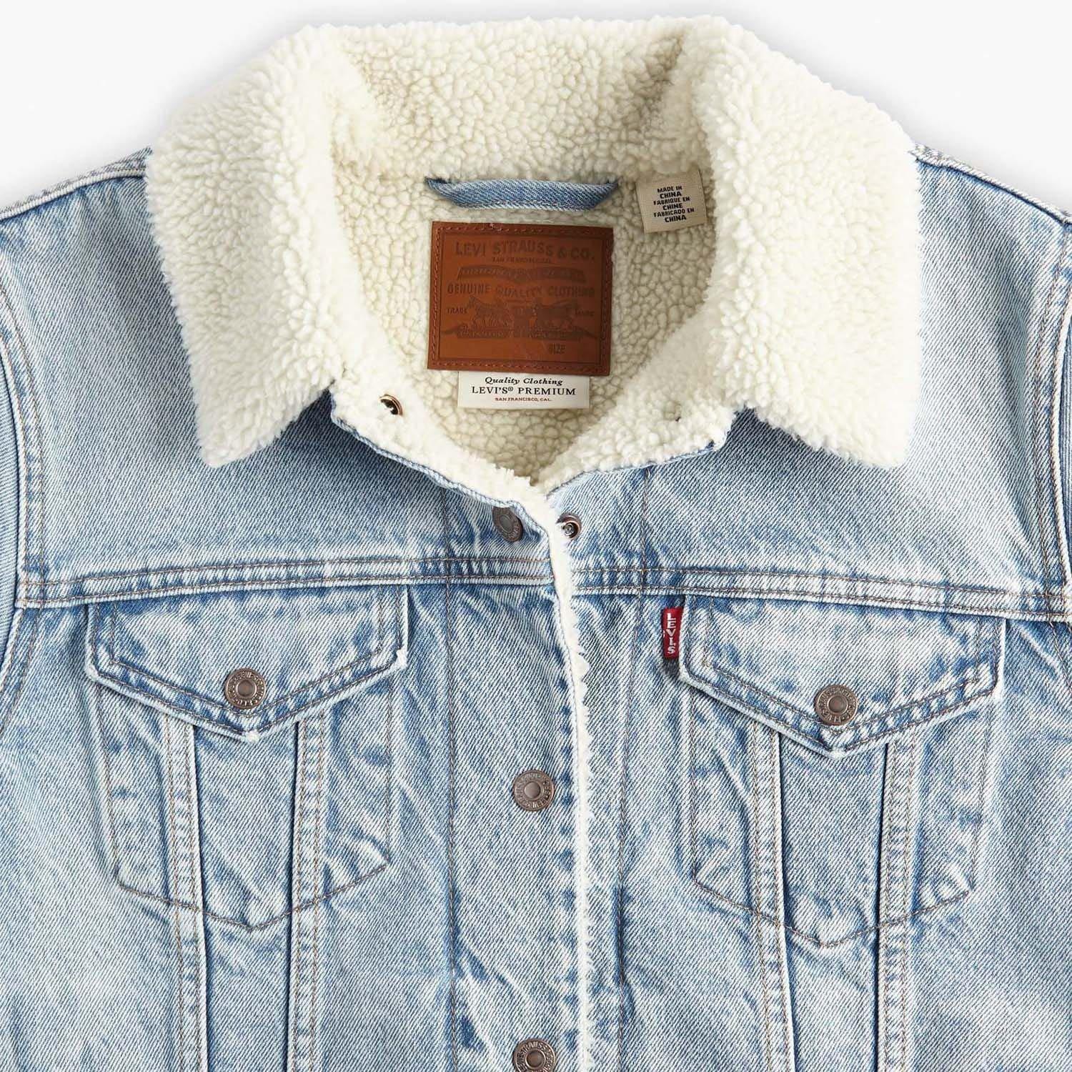 Light Blue - Levis - Original Sherpa Trucker Jacket - 4