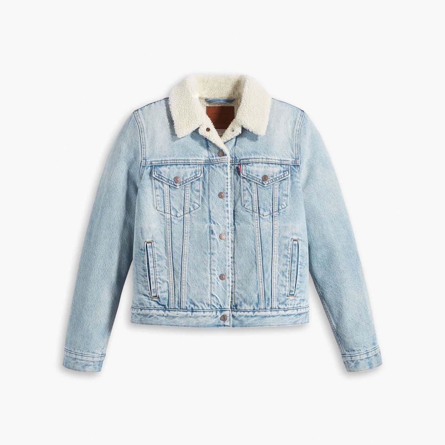 Light Blue - Levis - Original Sherpa Trucker Jacket - 5