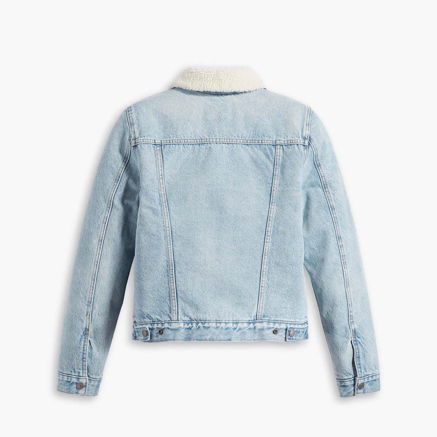 Light Blue - Levis - Original Sherpa Trucker Jacket - 6