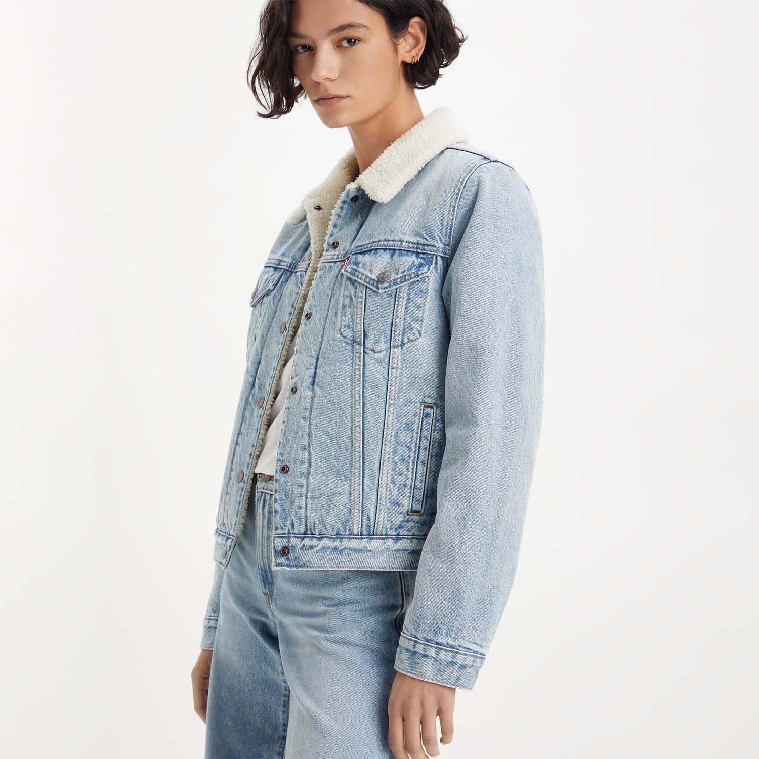 Light Blue - Levis - Original Sherpa Trucker Jacket - 7