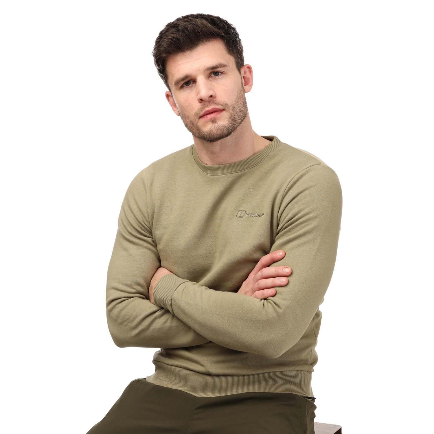 Green - Berghaus - Logo Crew Sweatshirt - 4