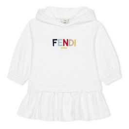 Fendi Logo Over The Head Dress Babies
