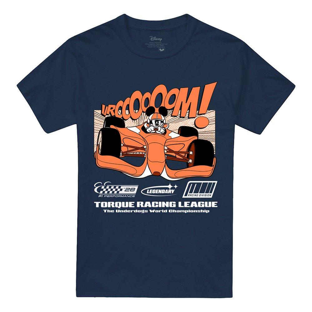 Navy - Disney - Mickey Mouse Racing Comic T-Shirt Deep Navy - 4
