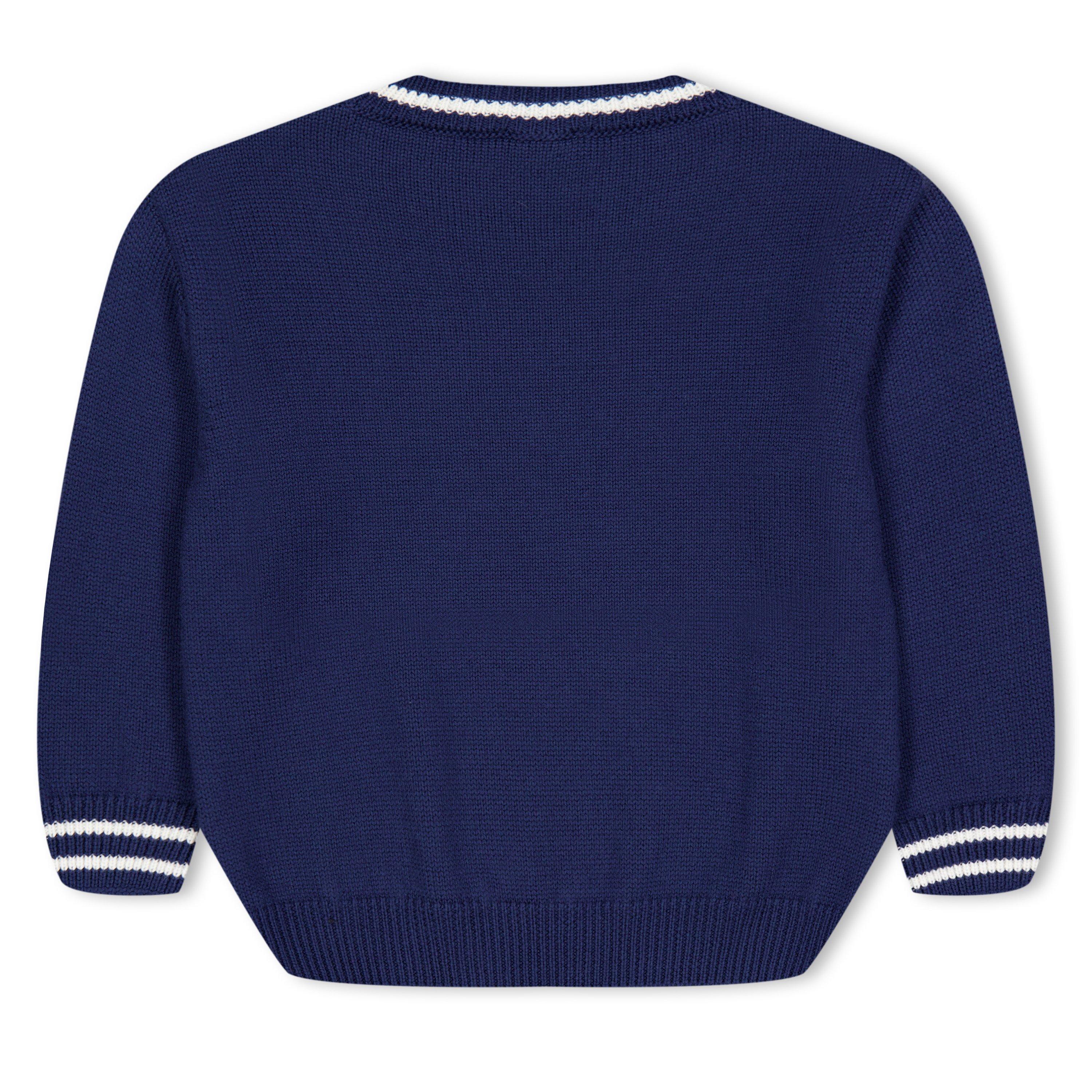 Navy F1I11 - Fendi - Knit Jumper Juniors - 2