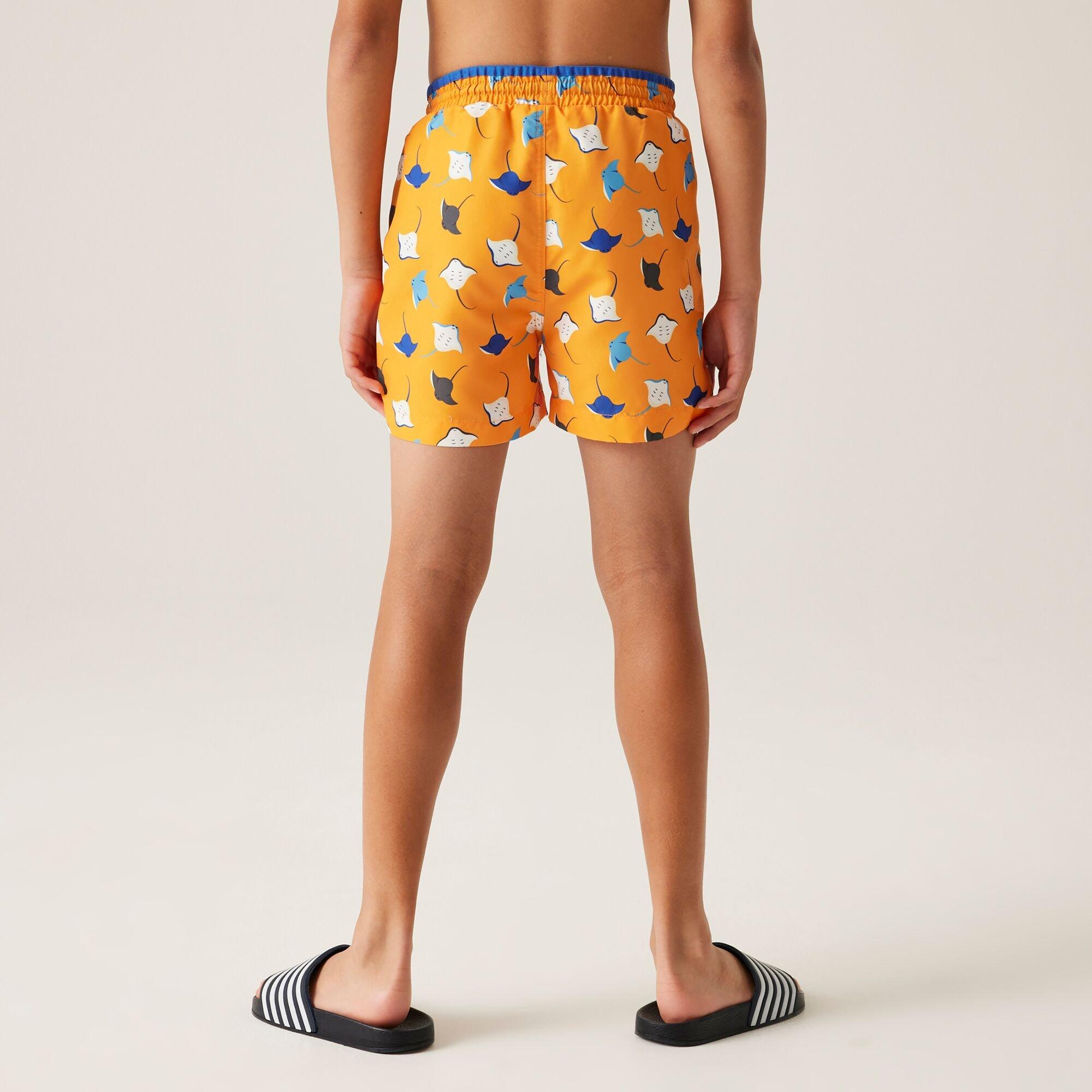 Bright Marigold - Regatta - Kids' Skander III Swim Shorts - 2