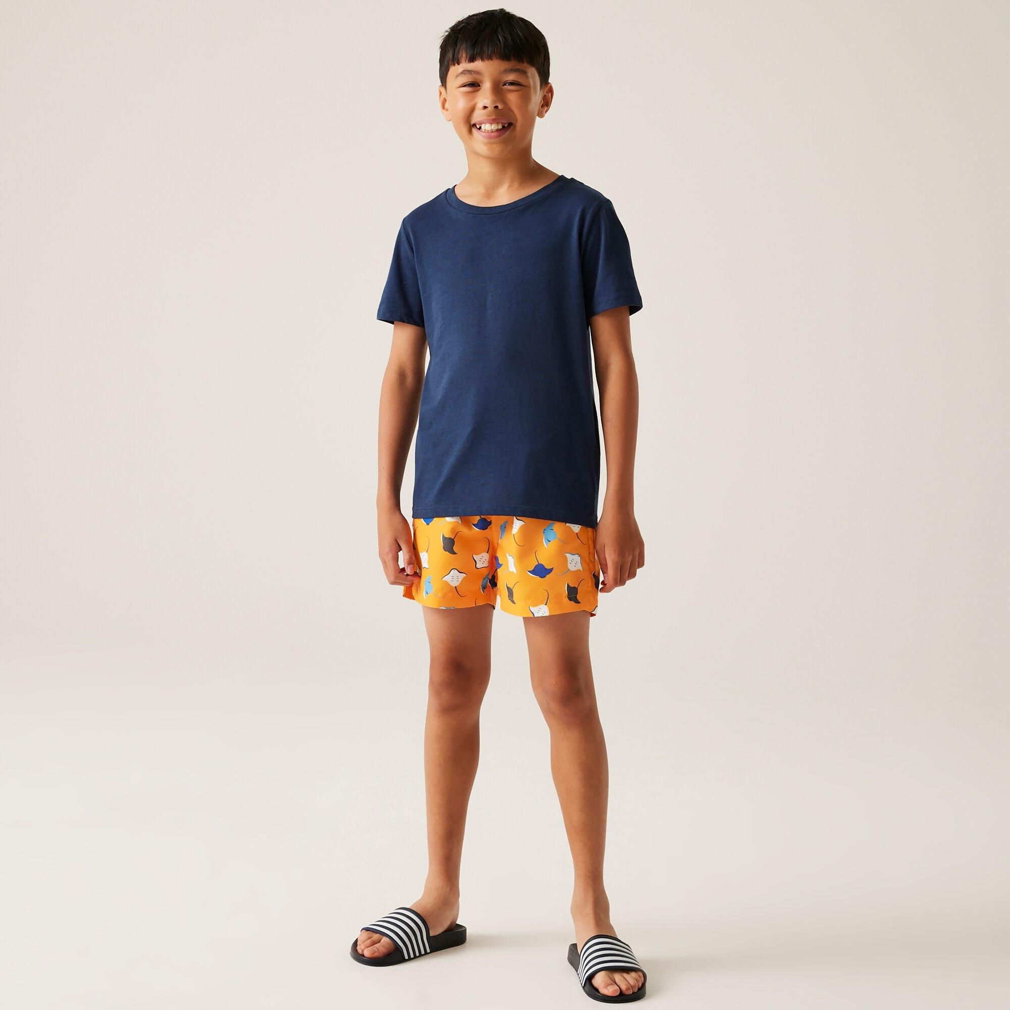 Bright Marigold - Regatta - Kids' Skander III Swim Shorts - 3
