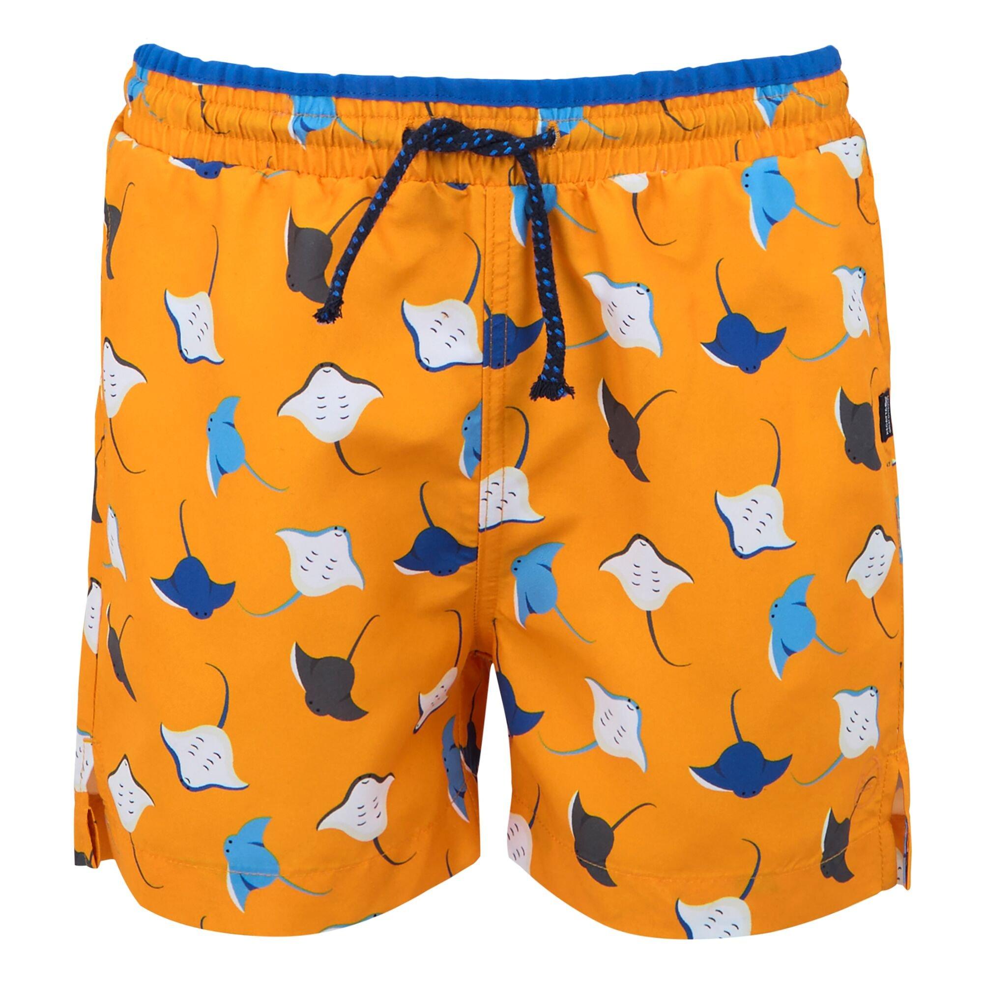 Bright Marigold - Regatta - Kids' Skander III Swim Shorts - 5