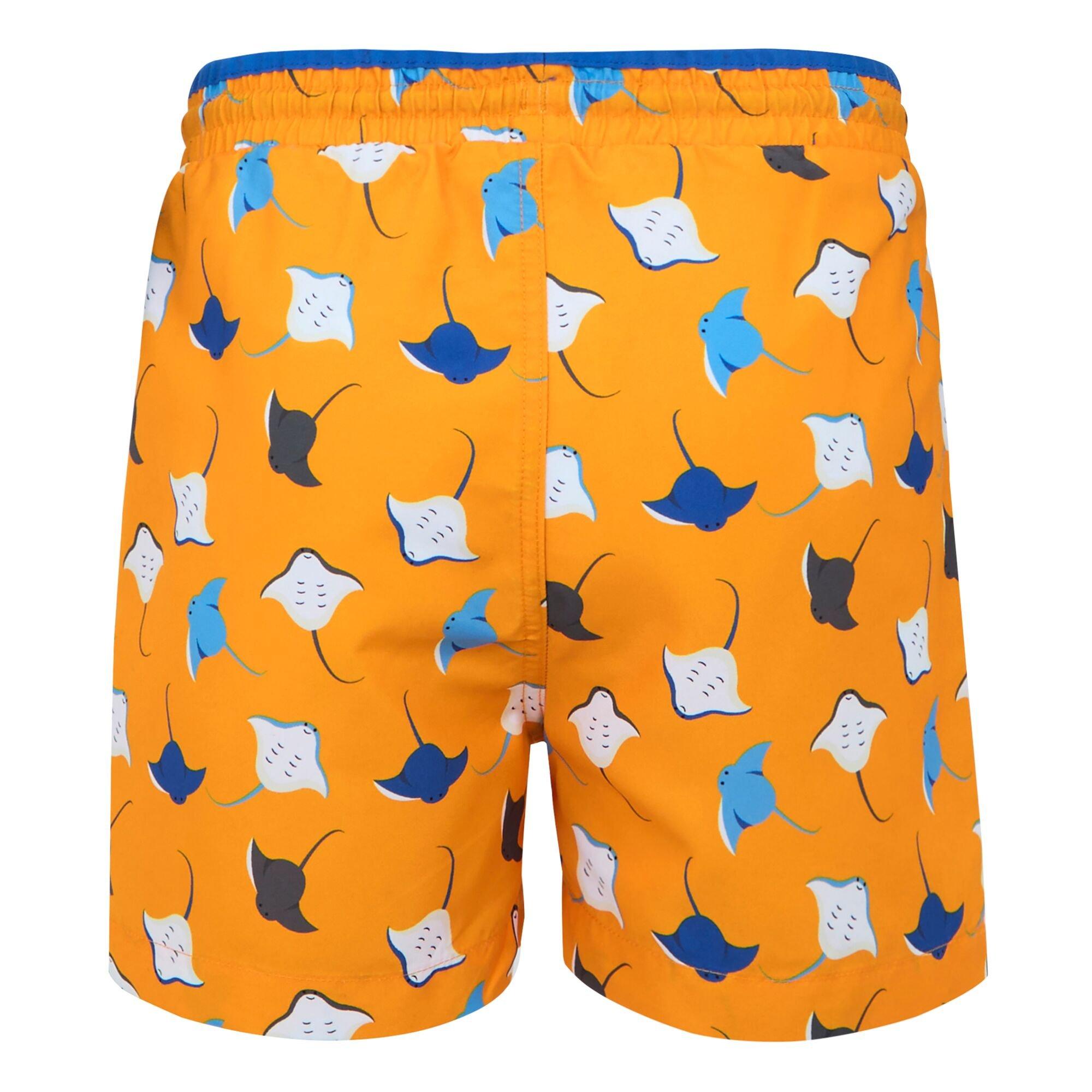 Bright Marigold - Regatta - Kids' Skander III Swim Shorts - 6