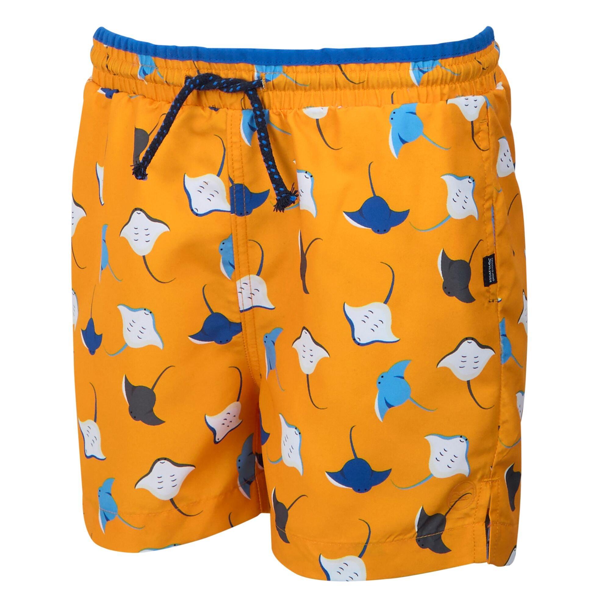 Bright Marigold - Regatta - Kids' Skander III Swim Shorts - 7