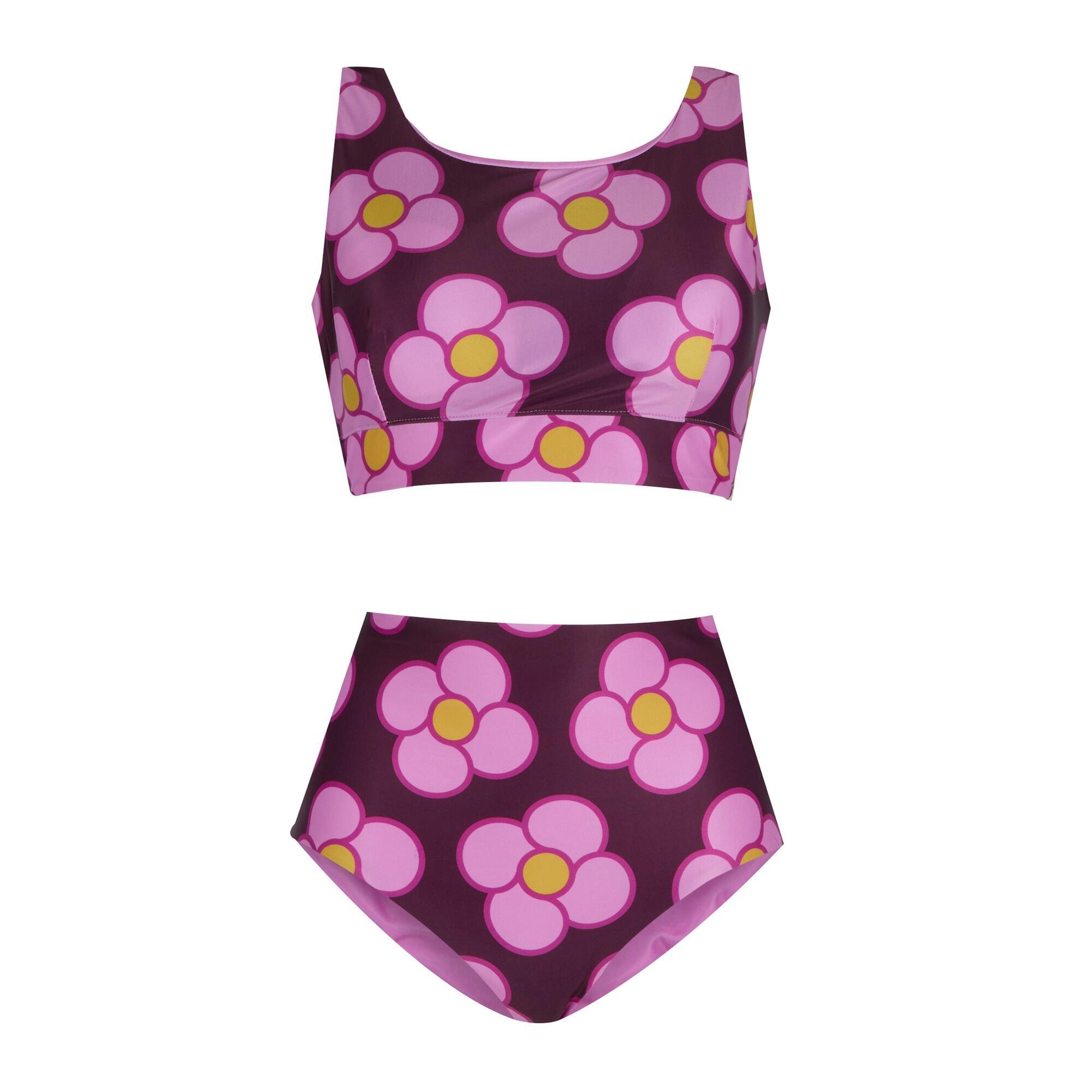 Spinning Flower - Regatta - Womens Orla Reversible Bikini Set - 7