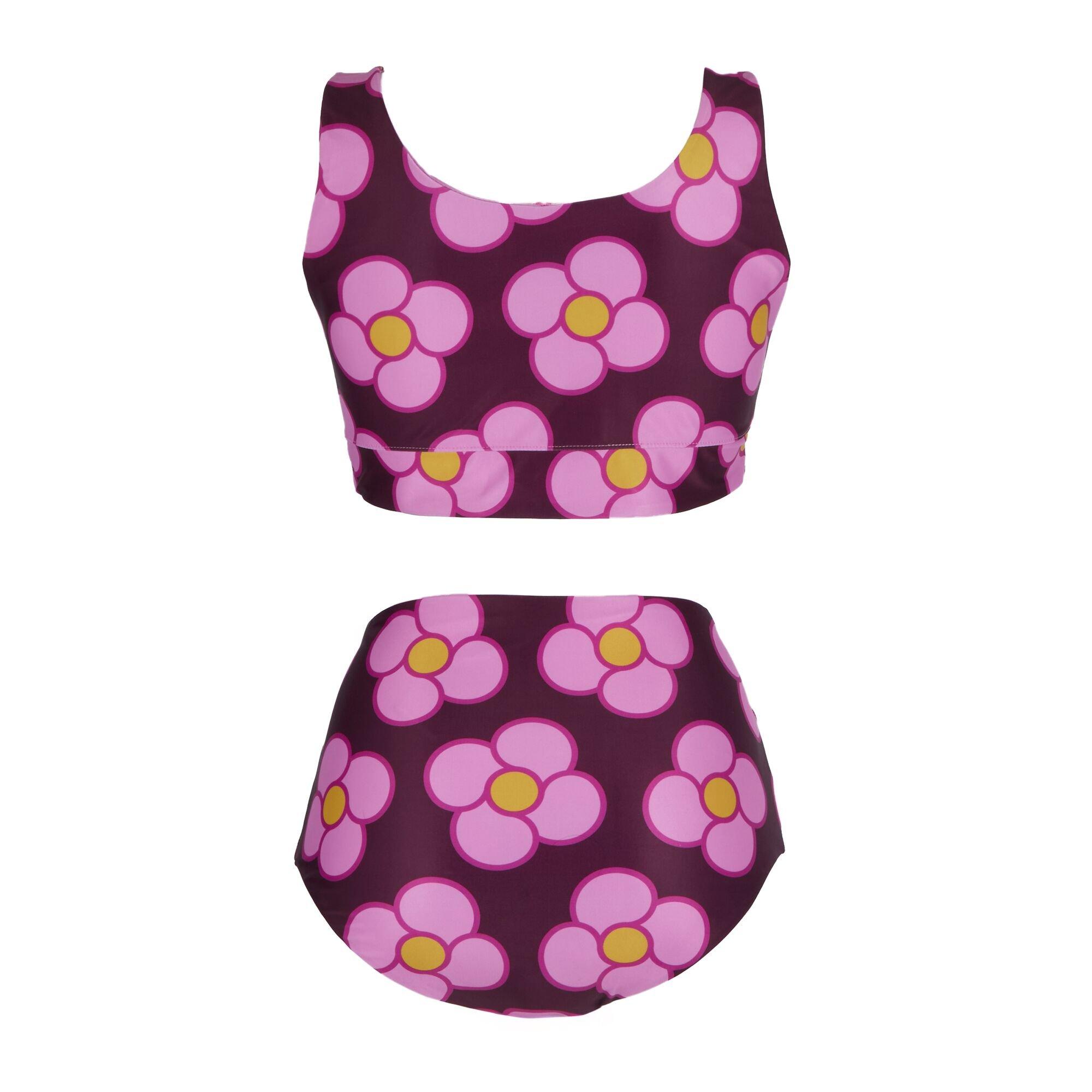 Spinning Flower - Regatta - Womens Orla Reversible Bikini Set - 8