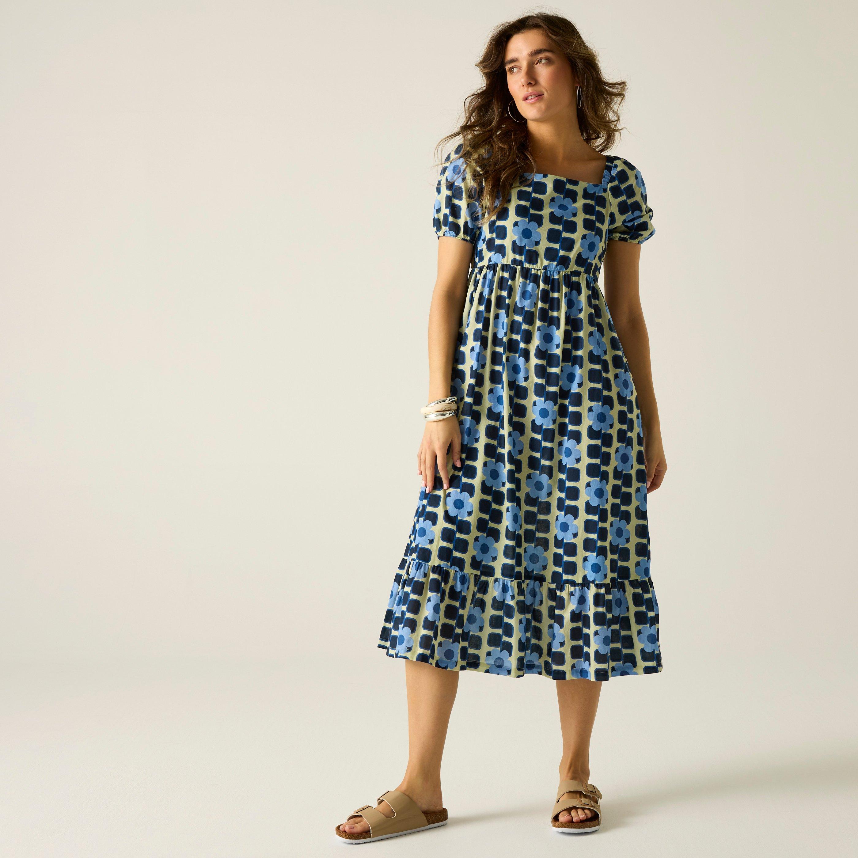 Gintsqflwrbl - Regatta - Womens Orla II Midi Summer Dress - 5