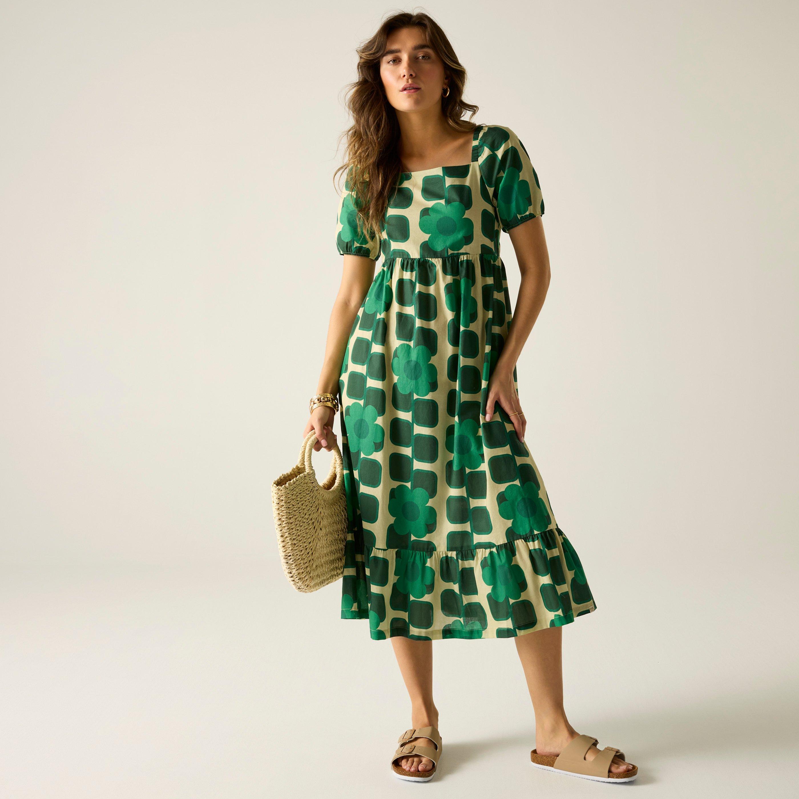 Regatta Women's Orla Kiely Midi Summer Dress - Gintsqflwrgr - 16