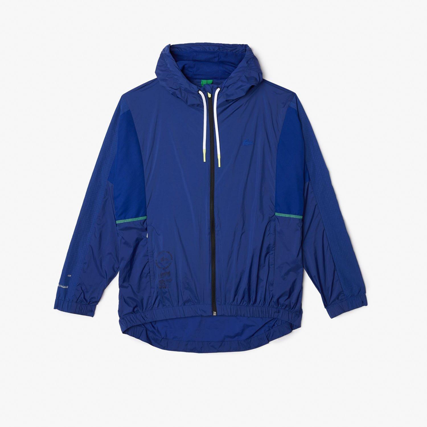 Blue - Lacoste - Colour-Block Windbreaker - 3