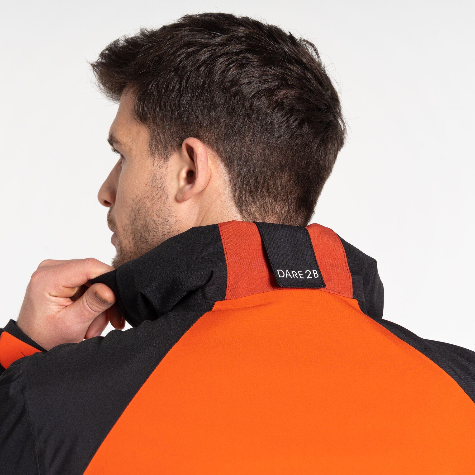 Cinnamon/Black - Dare 2b - Men's Torrek Recycled Breathable Stretch Windproof Hooded Waterproof Jacket - 6