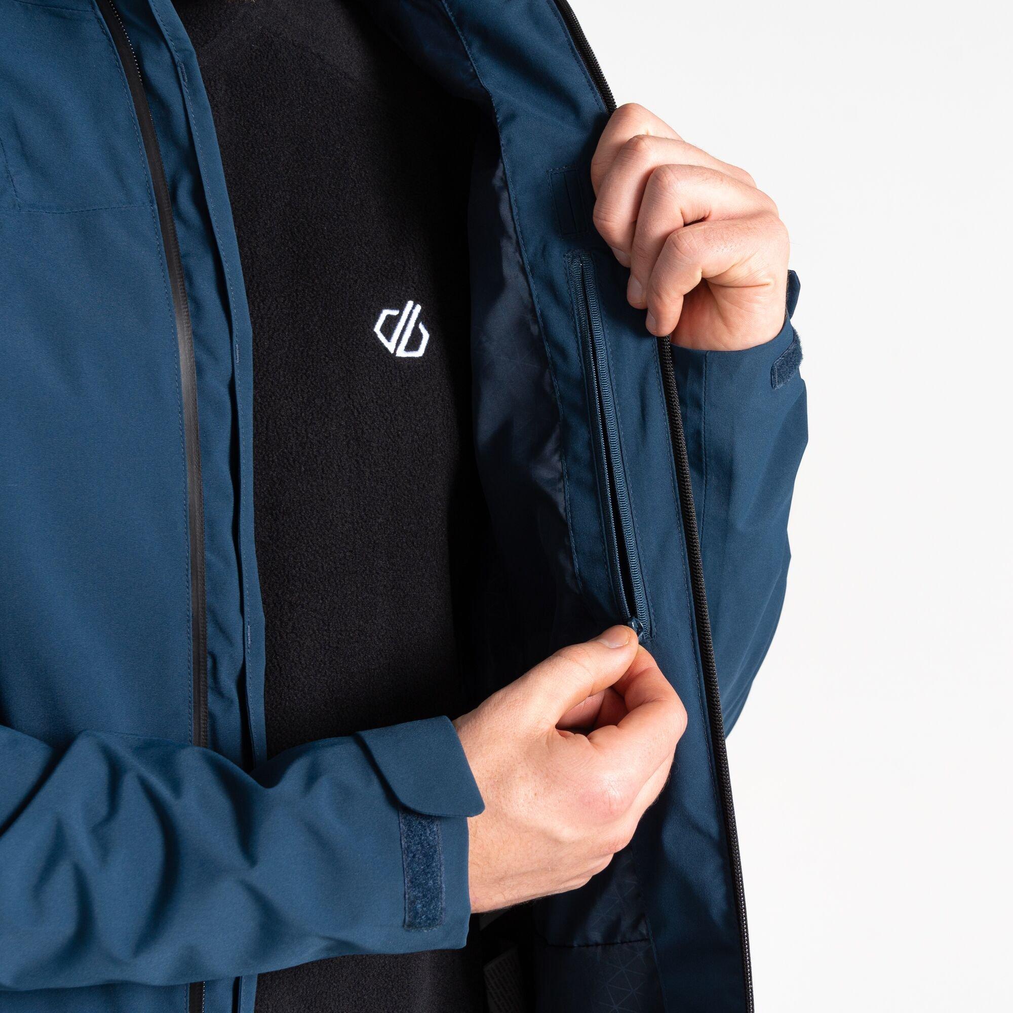 Moonlt Denim - Dare 2b - Men's Switch Out II Waterproof Breathable Stretch Detachable Hood Hiking Jacket - 14