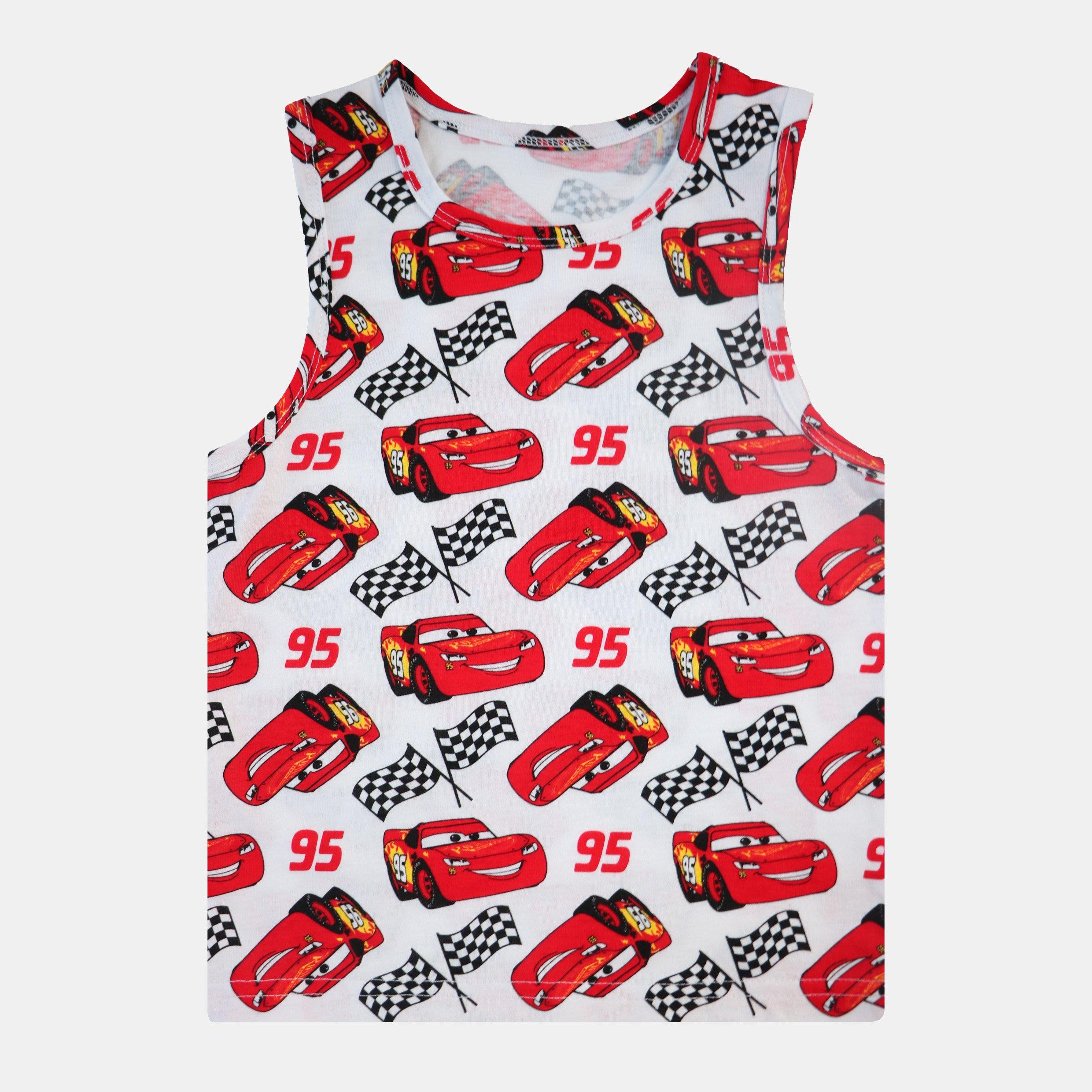 Coches - Character - Kids' Graphic Crew Neck Cami Top - 4