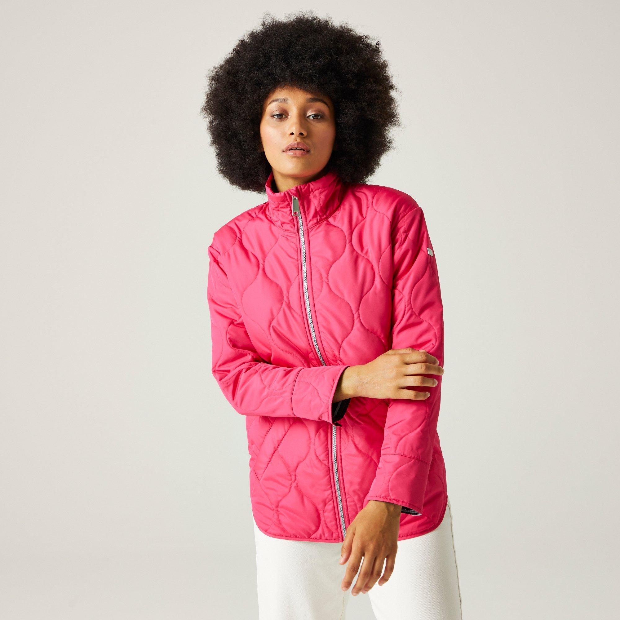 Hot Pink - Regatta - Women's Courcelle Water-Repellent Insulated Quilted Jacket