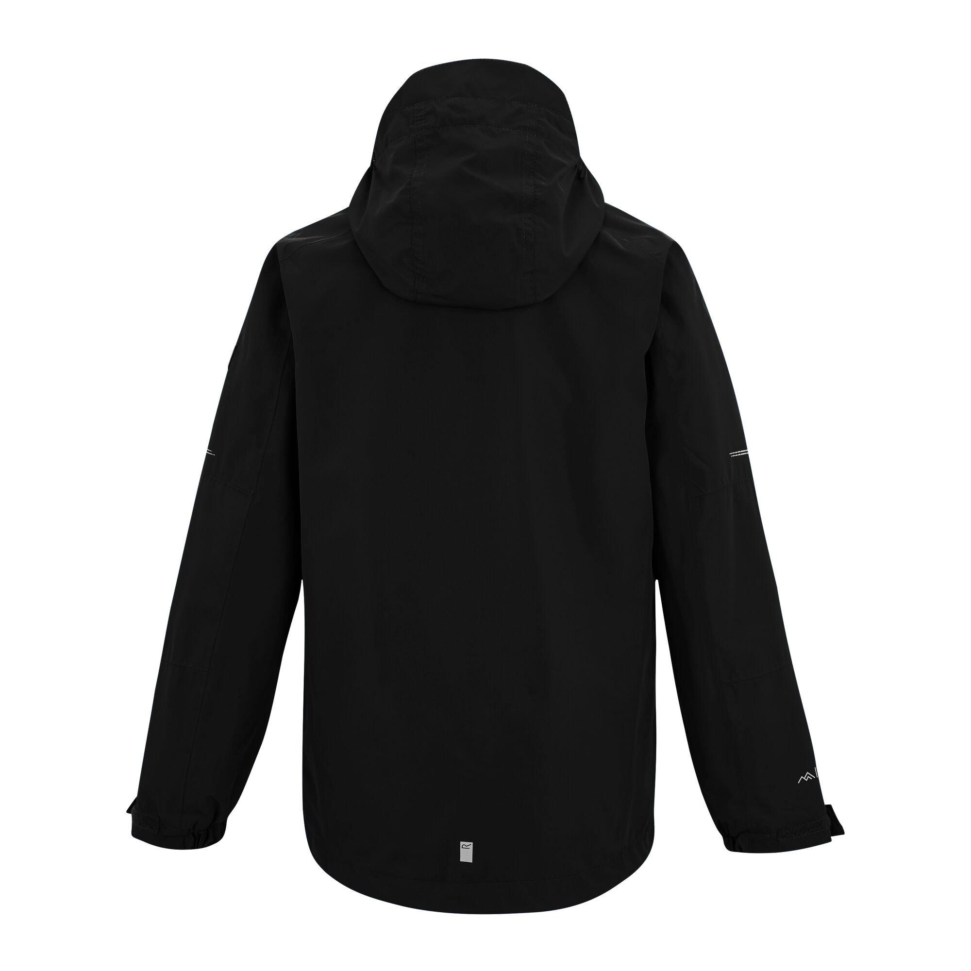 Black - Regatta - Kids Calderdale III Waterproof Isotex Jacket - 7