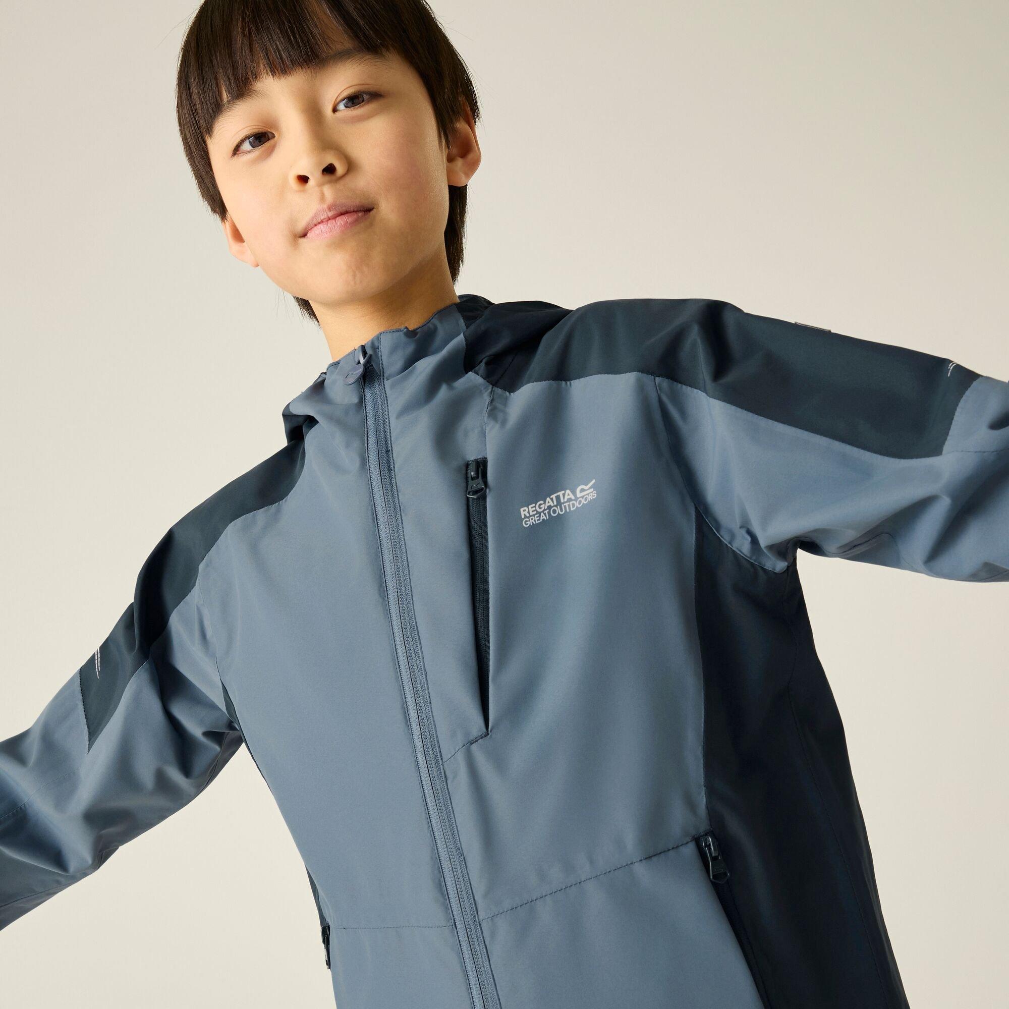Chnabl/Ngsky - Regatta - Kids Calderdale III Waterproof Isotex Jacket - 4