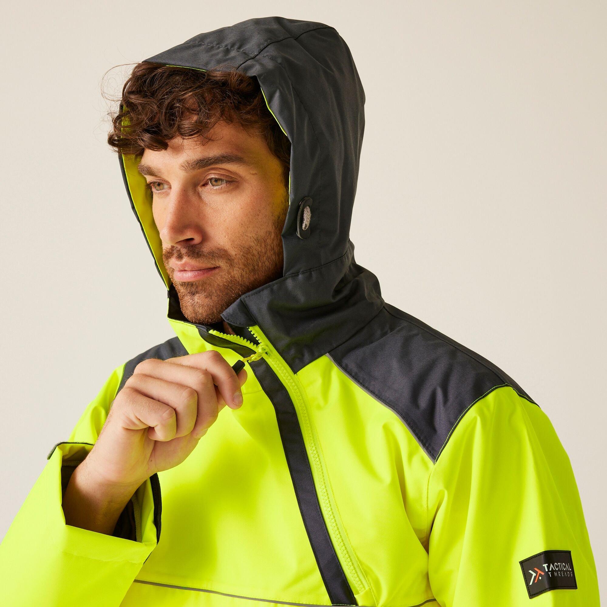 Yellow/Grey - Regatta - Hi-Vis Waterproof Insulated Reflective Overhead Bo - 6