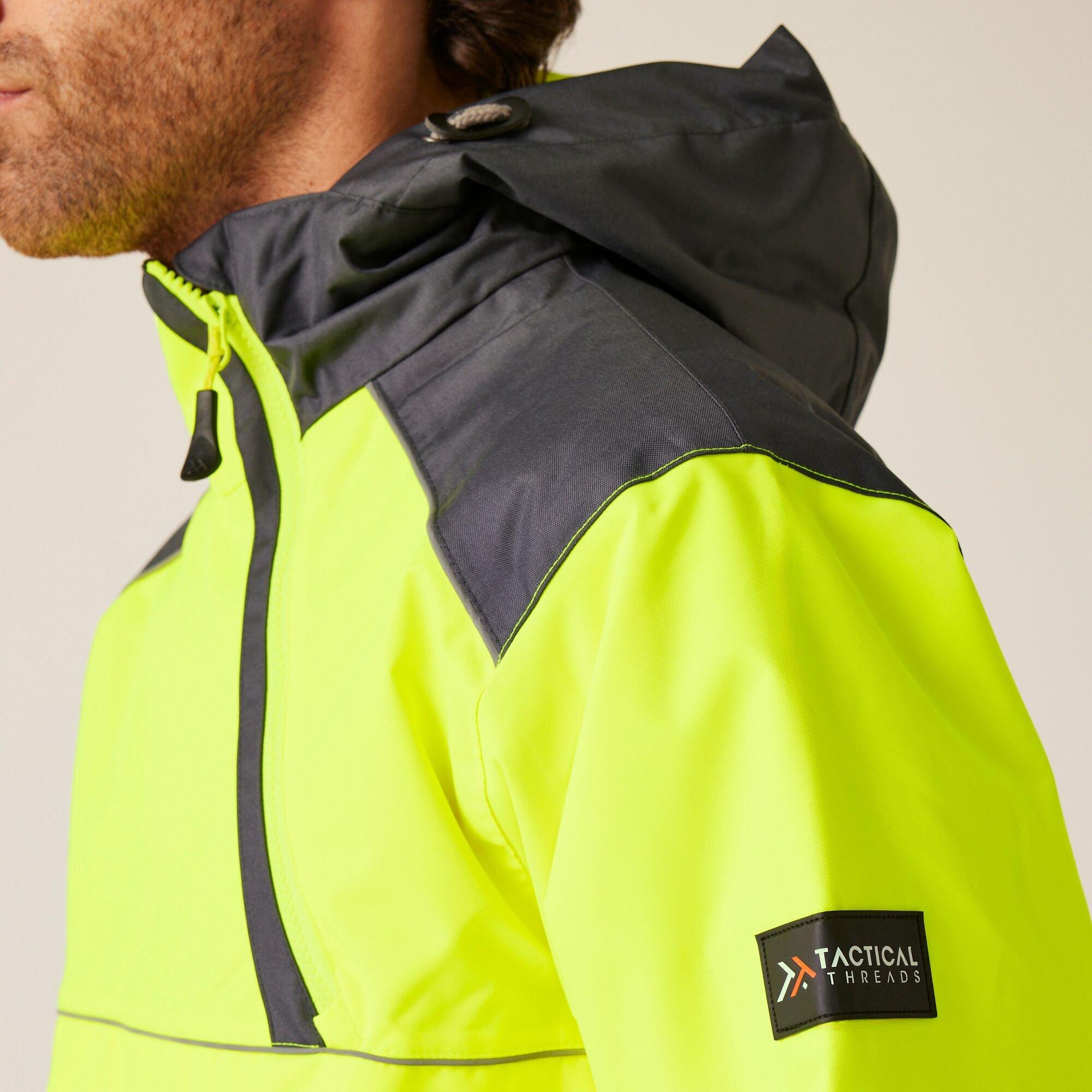 Yellow/Grey - Regatta - Hi-Vis Waterproof Insulated Reflective Overhead Bo - 7