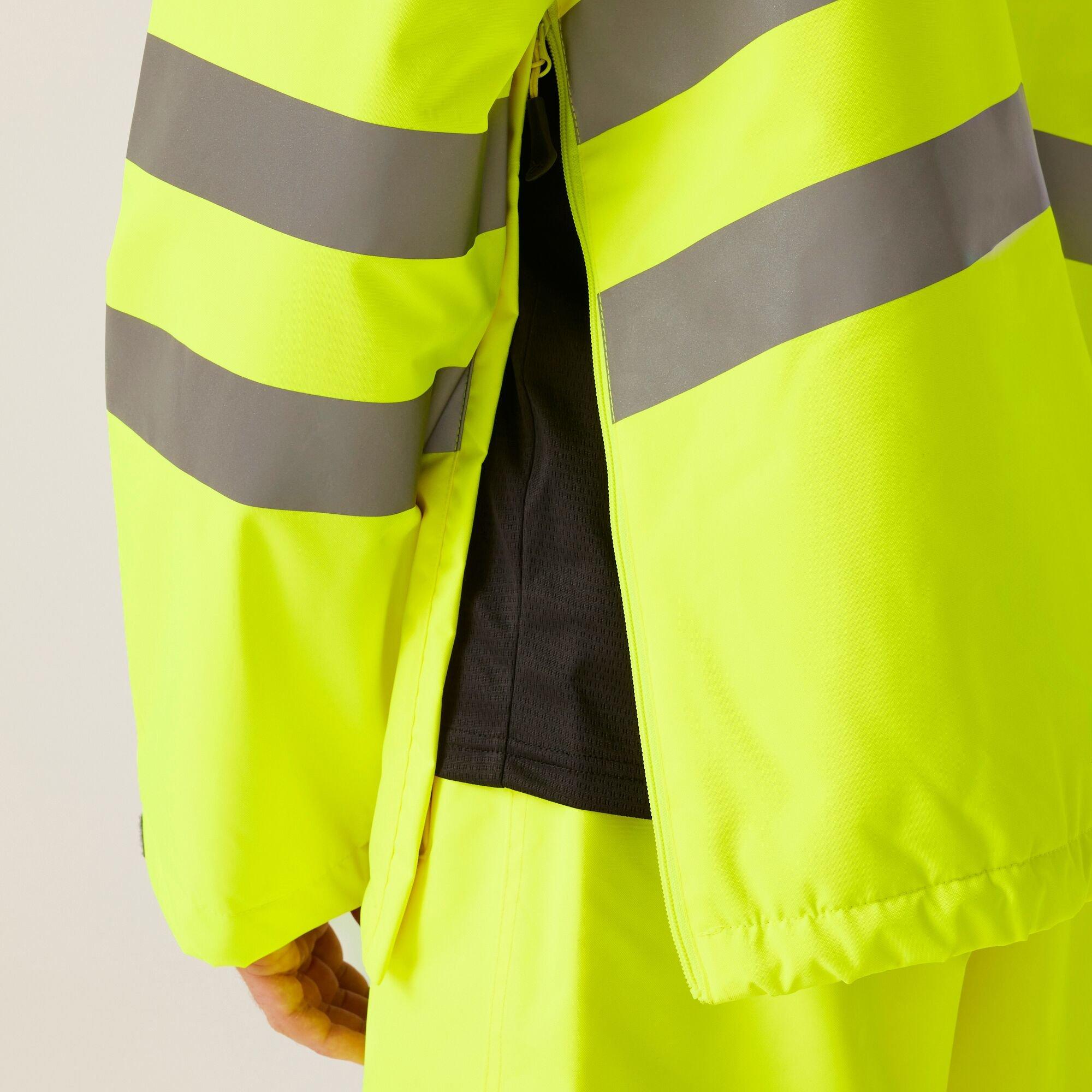 Yellow/Grey - Regatta - Hi-Vis Waterproof Insulated Reflective Overhead Bo - 8