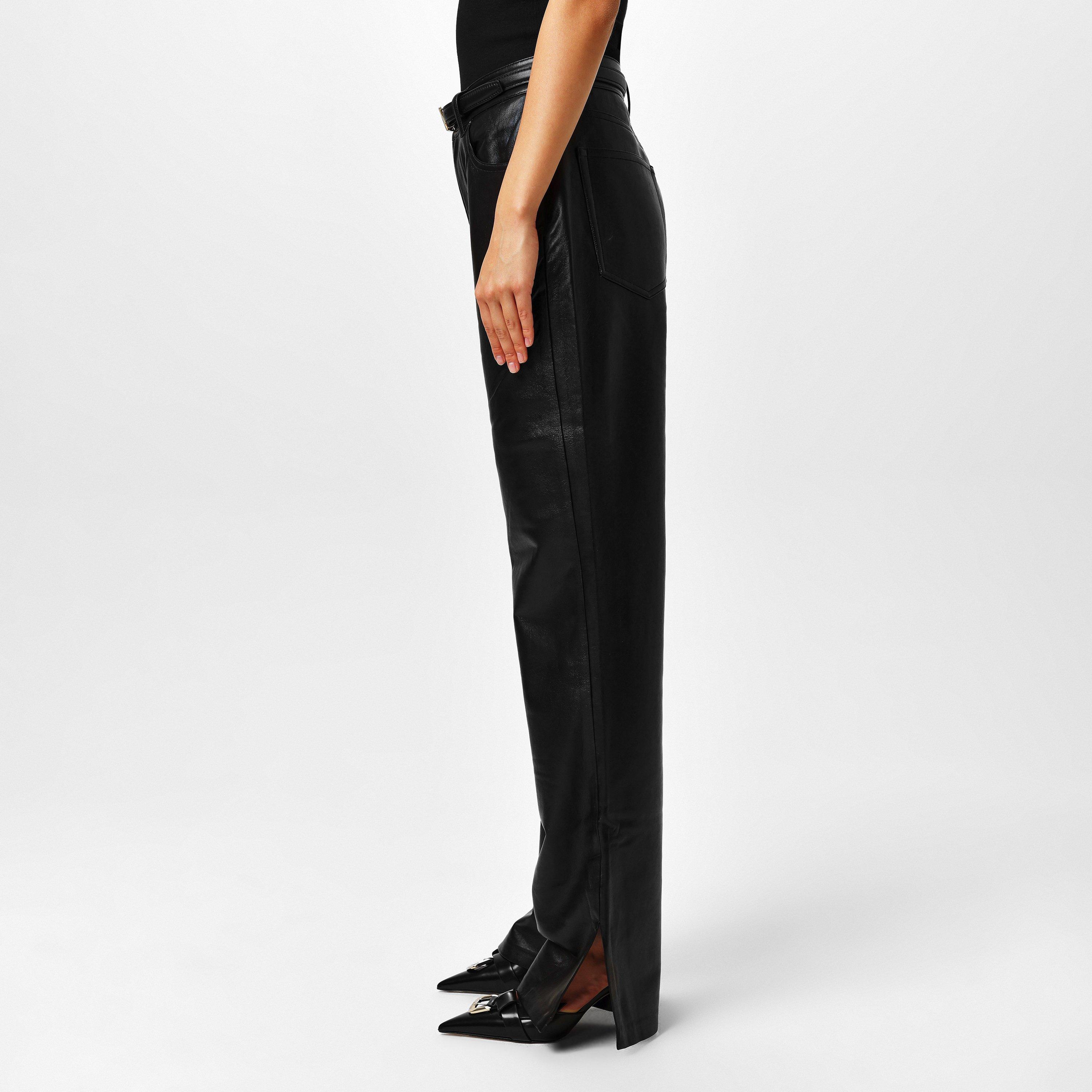 Iron Black - Anine Bing - Leather Trousers - 2