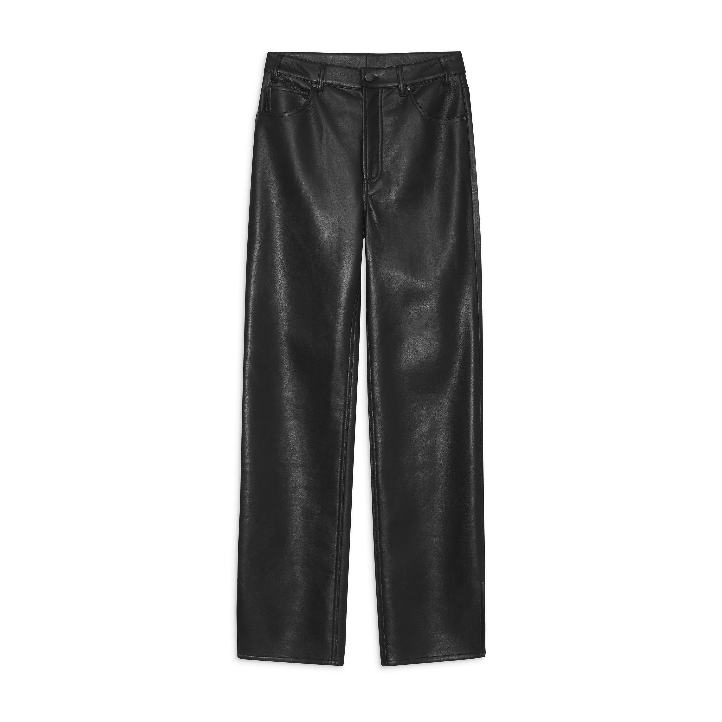 Iron Black - Anine Bing - Leather Trousers - 5