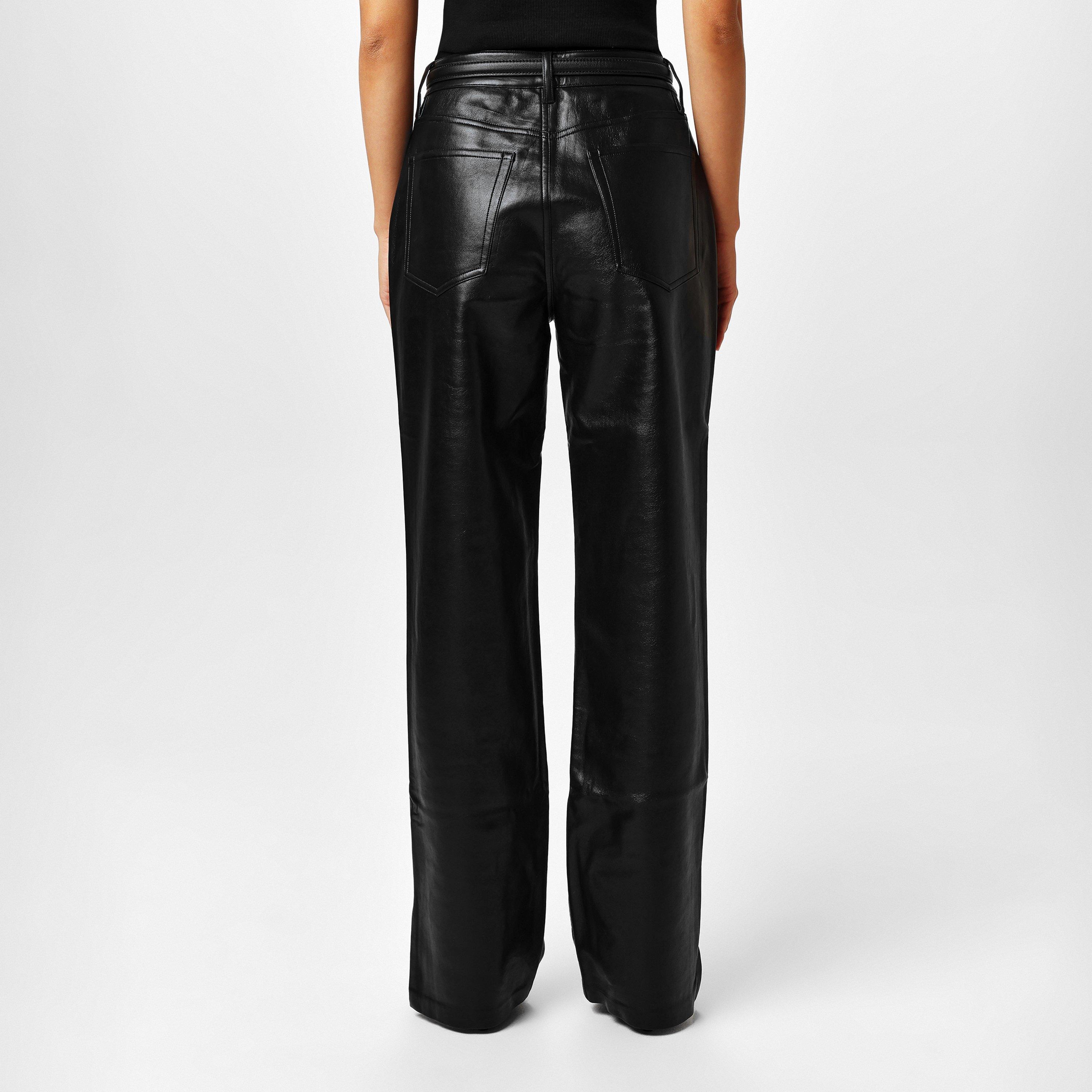Iron Black - Anine Bing - Leather Trousers - 3