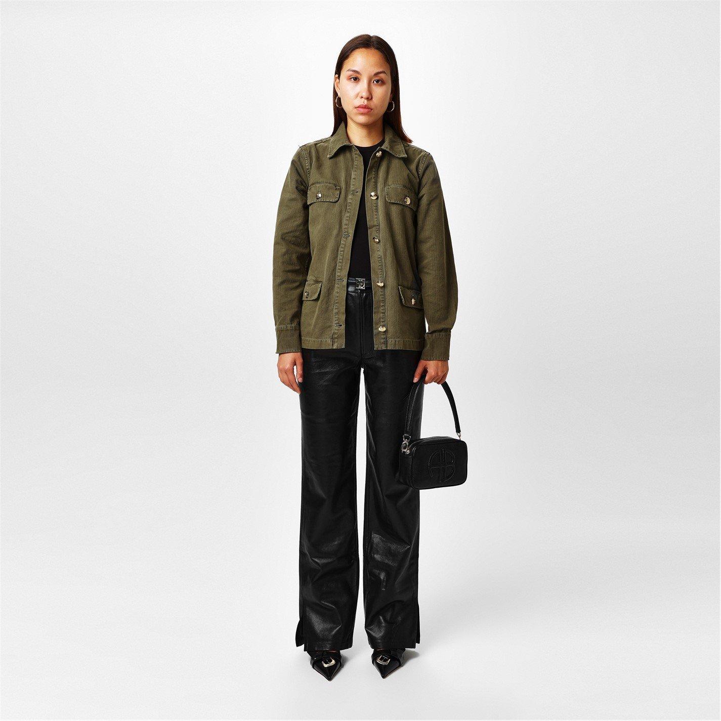 Iron Black - Anine Bing - Leather Trousers - 5