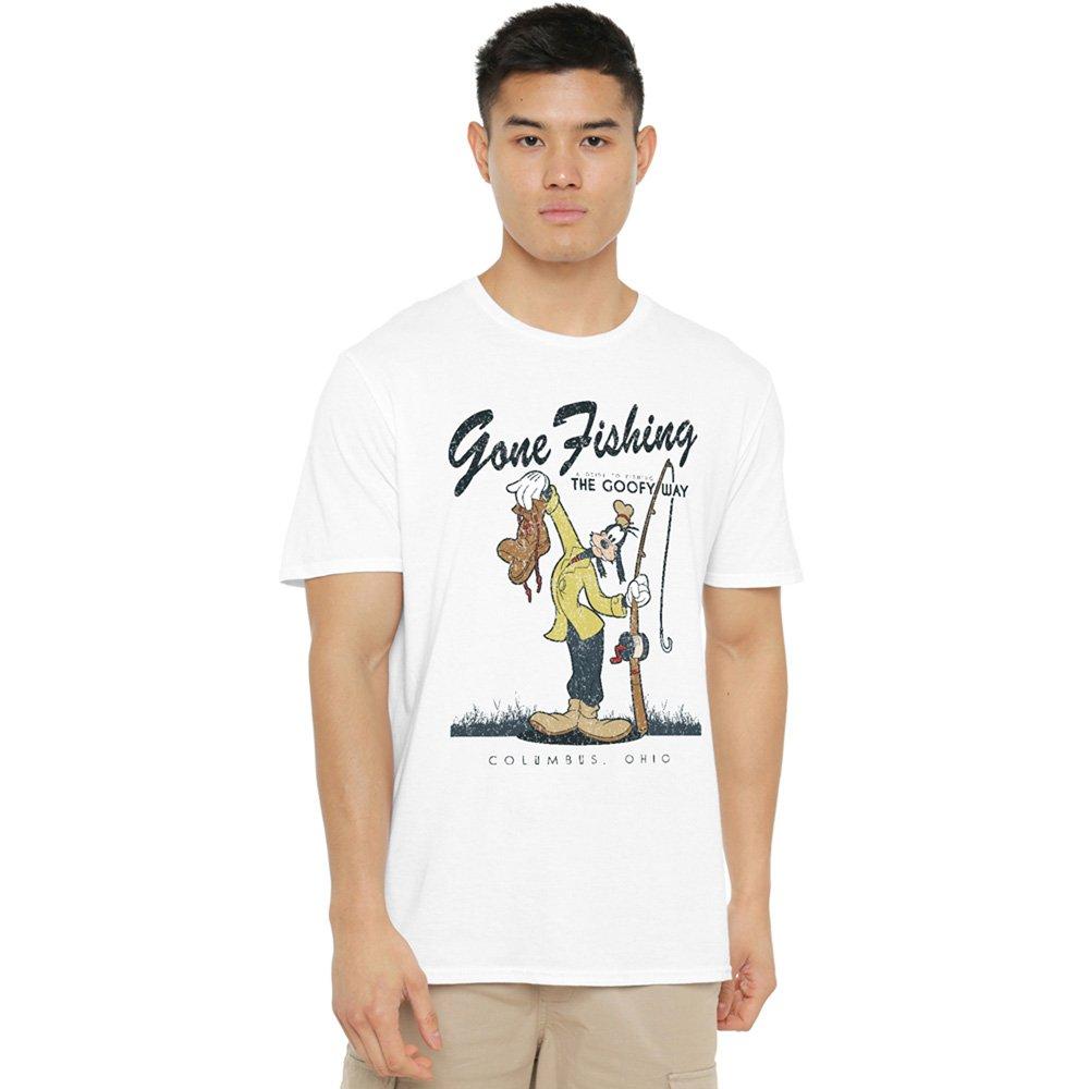 Disney  Mickey & Friends Goofy Gone Fishing - White - MEDIUM