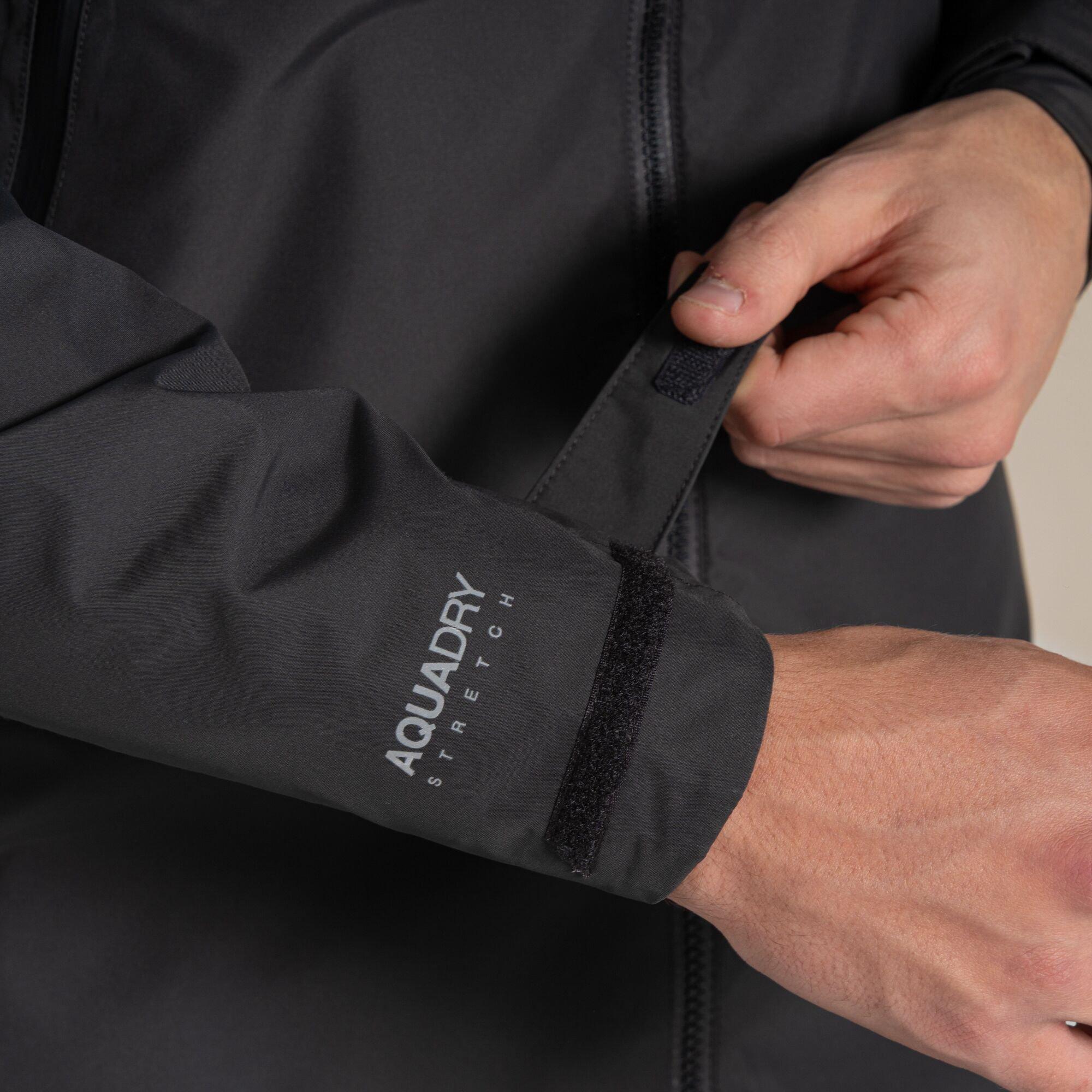 Blkpep/Black - Craghoppers - Men's Vanth AquaDry Wind Resistant Long Sleeve Waterproof Jacket - 5