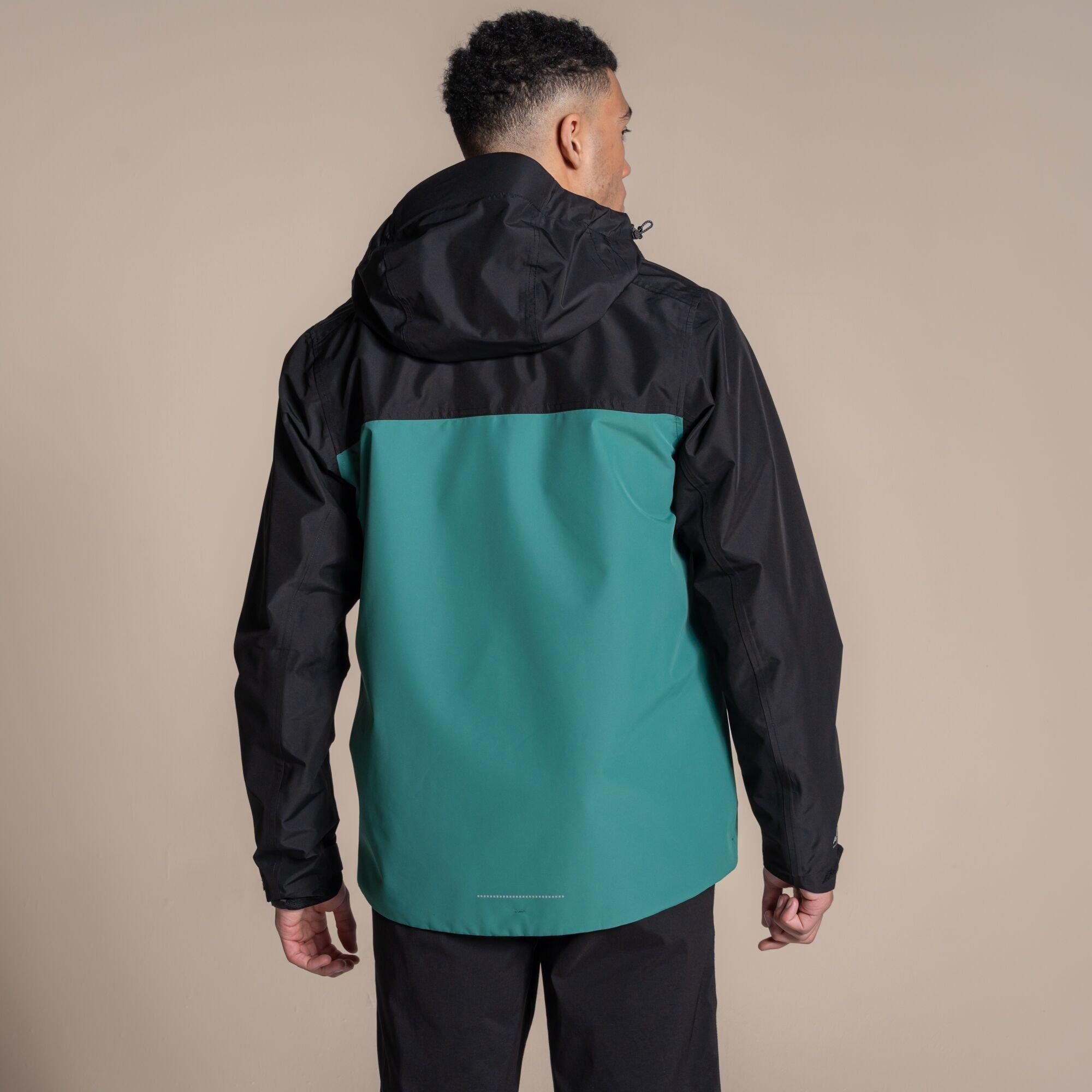 Black/Mosgrn - Craghoppers - Mens Vanth Waterproof Lightweight Jacket - 2