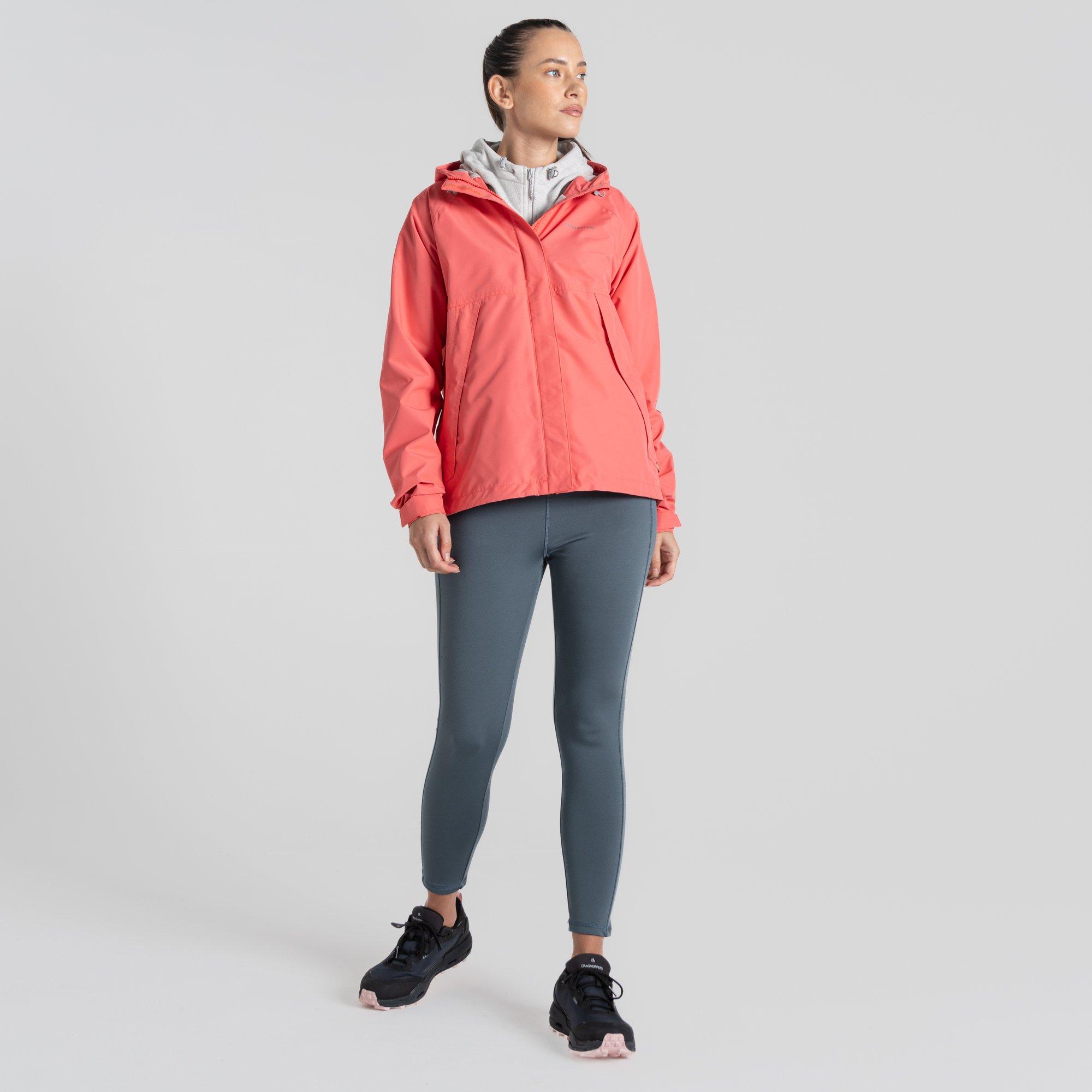 Deep Coral - Craghoppers - Women's DofE Ossus Waterproof Wind Resistant Long Sleeve Jacket - 3