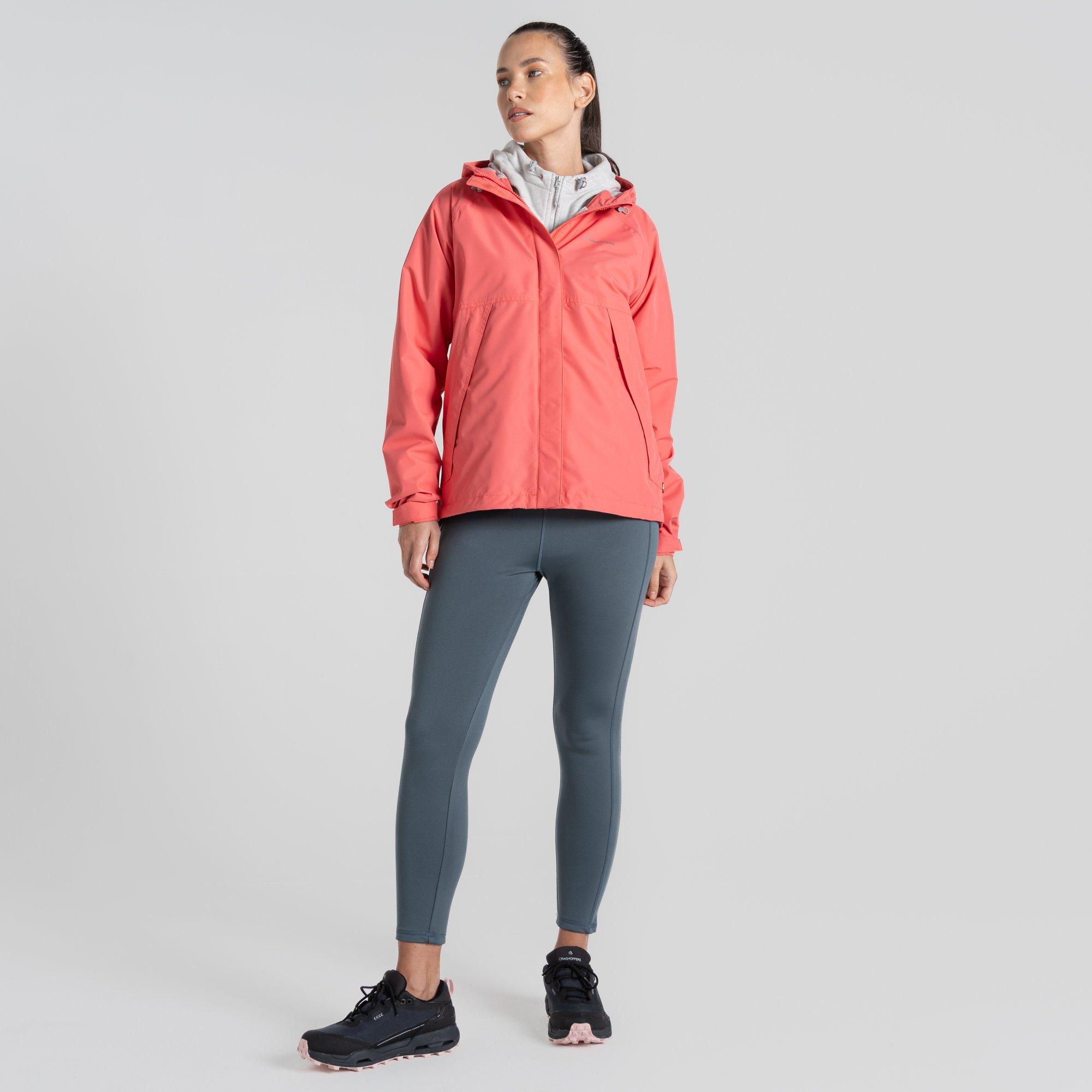 Deep Coral - Craghoppers - Women's DofE Ossus Waterproof Wind Resistant Long Sleeve Jacket - 4