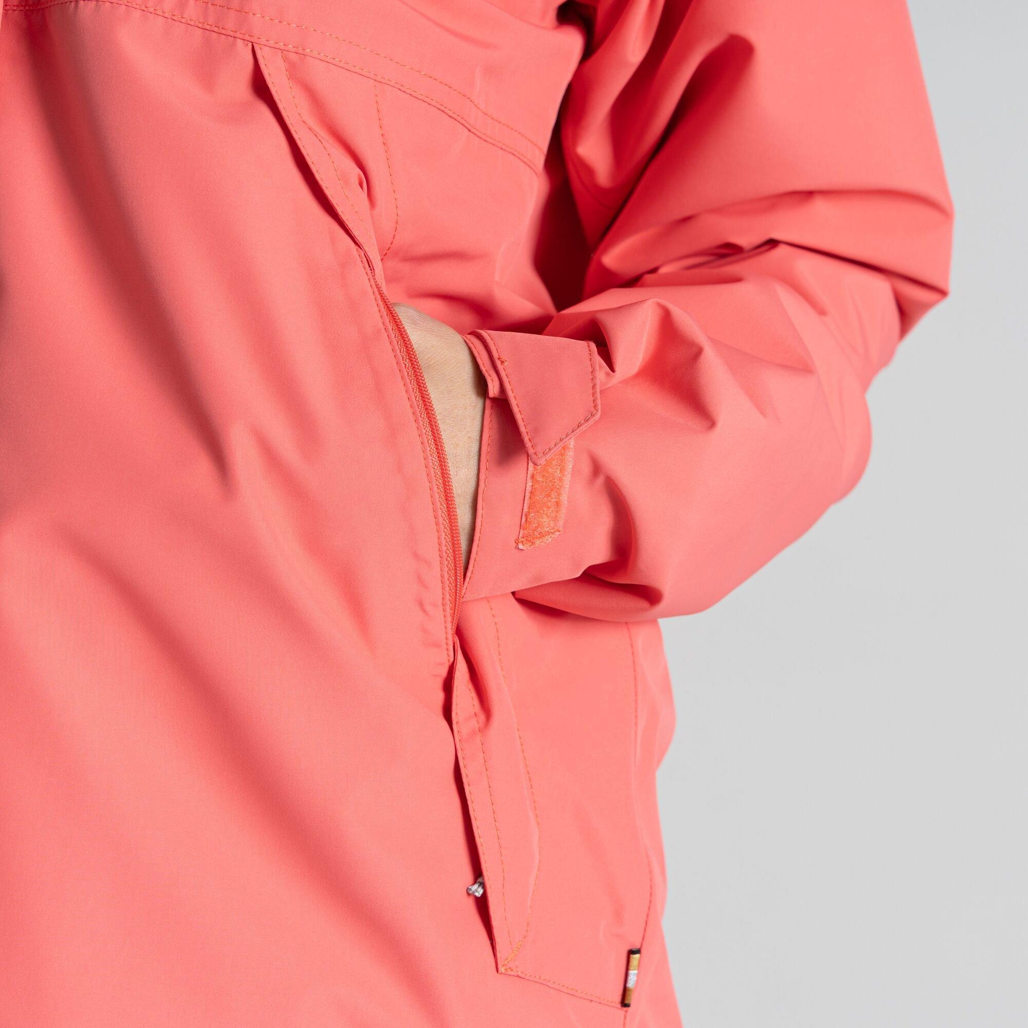 Deep Coral - Craghoppers - Women's DofE Ossus Waterproof Wind Resistant Long Sleeve Jacket - 5
