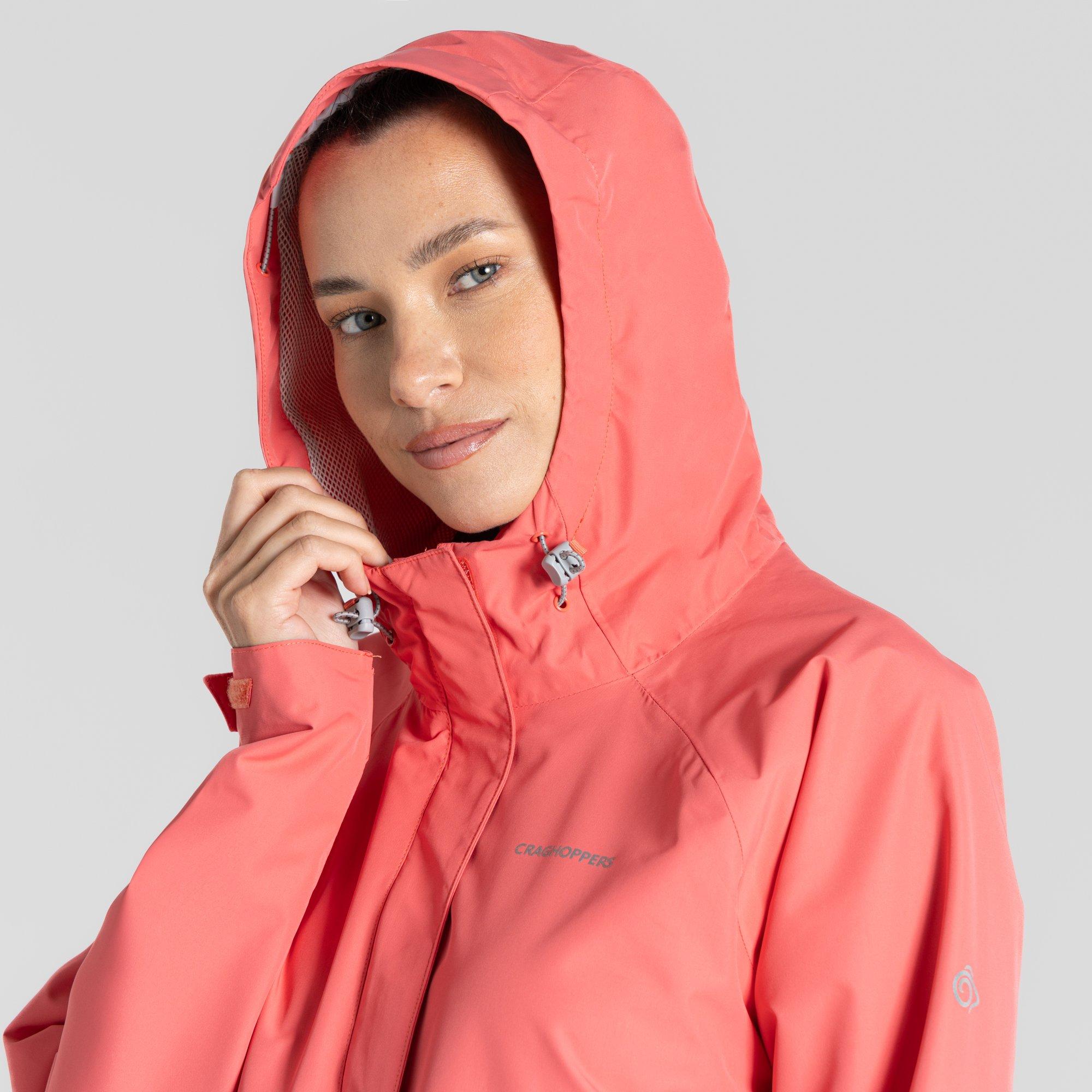Deep Coral - Craghoppers - Women's DofE Ossus Waterproof Wind Resistant Long Sleeve Jacket - 8