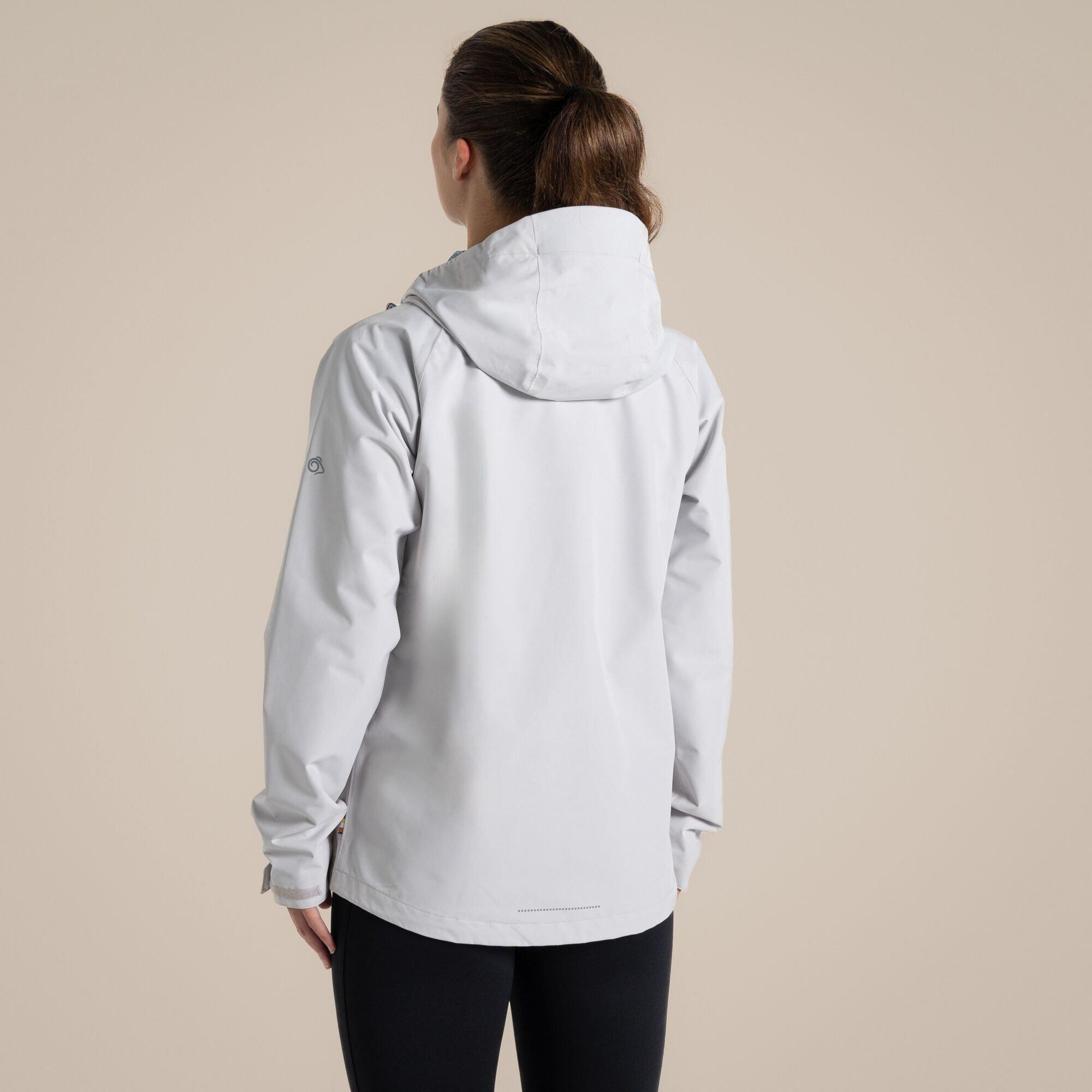 Light Grey - Craghoppers - Womens Ossus Waterproof Shell Jacket - 2