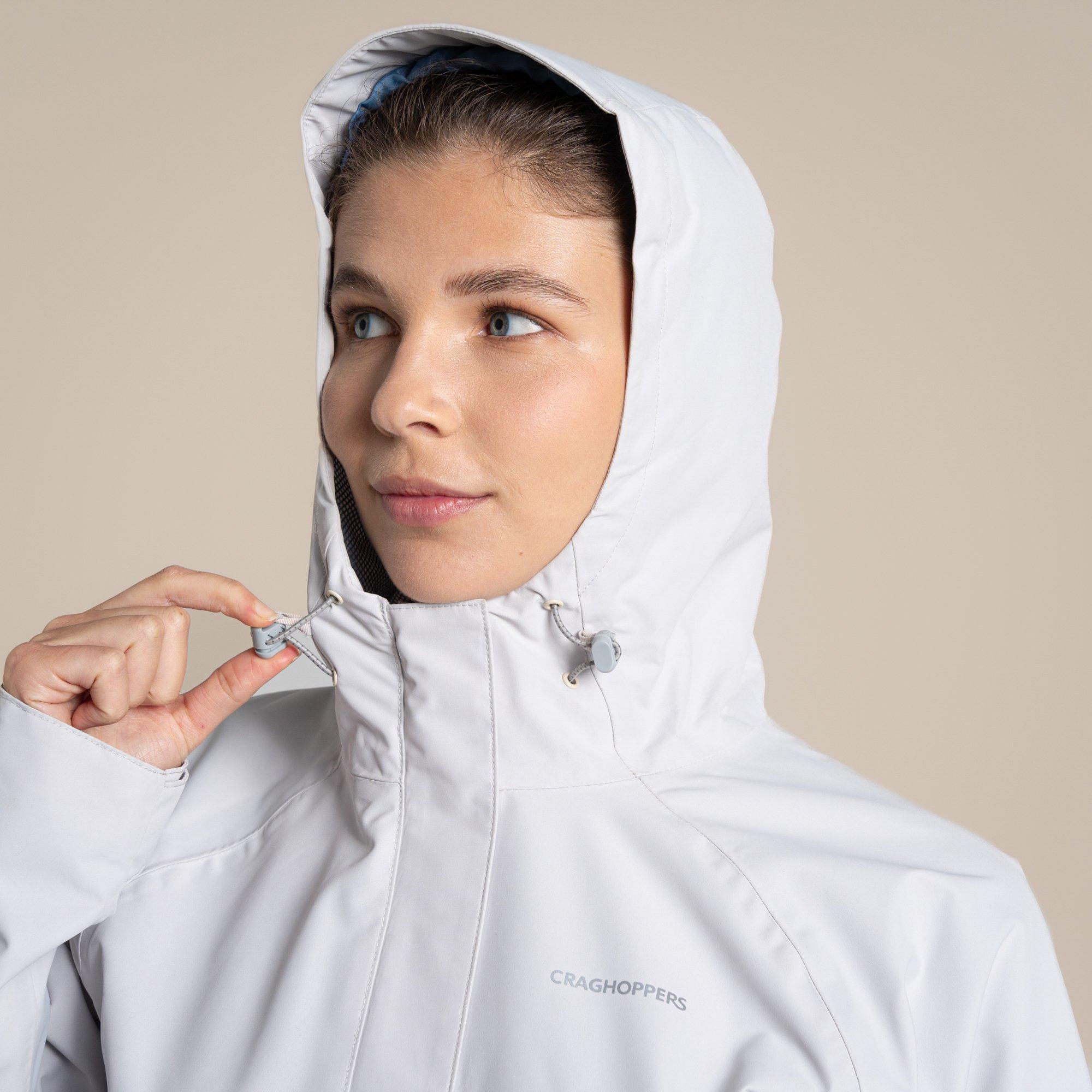 Light Grey - Craghoppers - Womens Ossus Waterproof Shell Jacket - 7