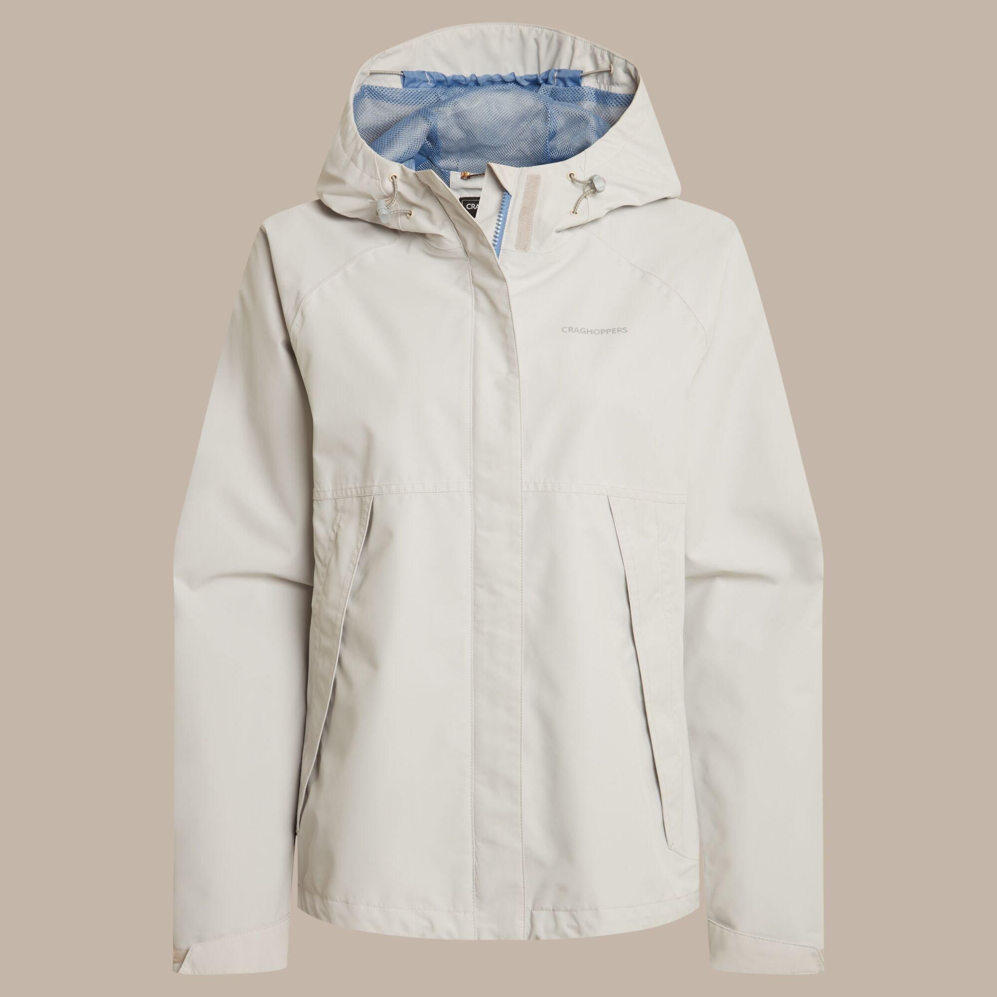 Light Grey - Craghoppers - Womens Ossus Waterproof Shell Jacket - 9