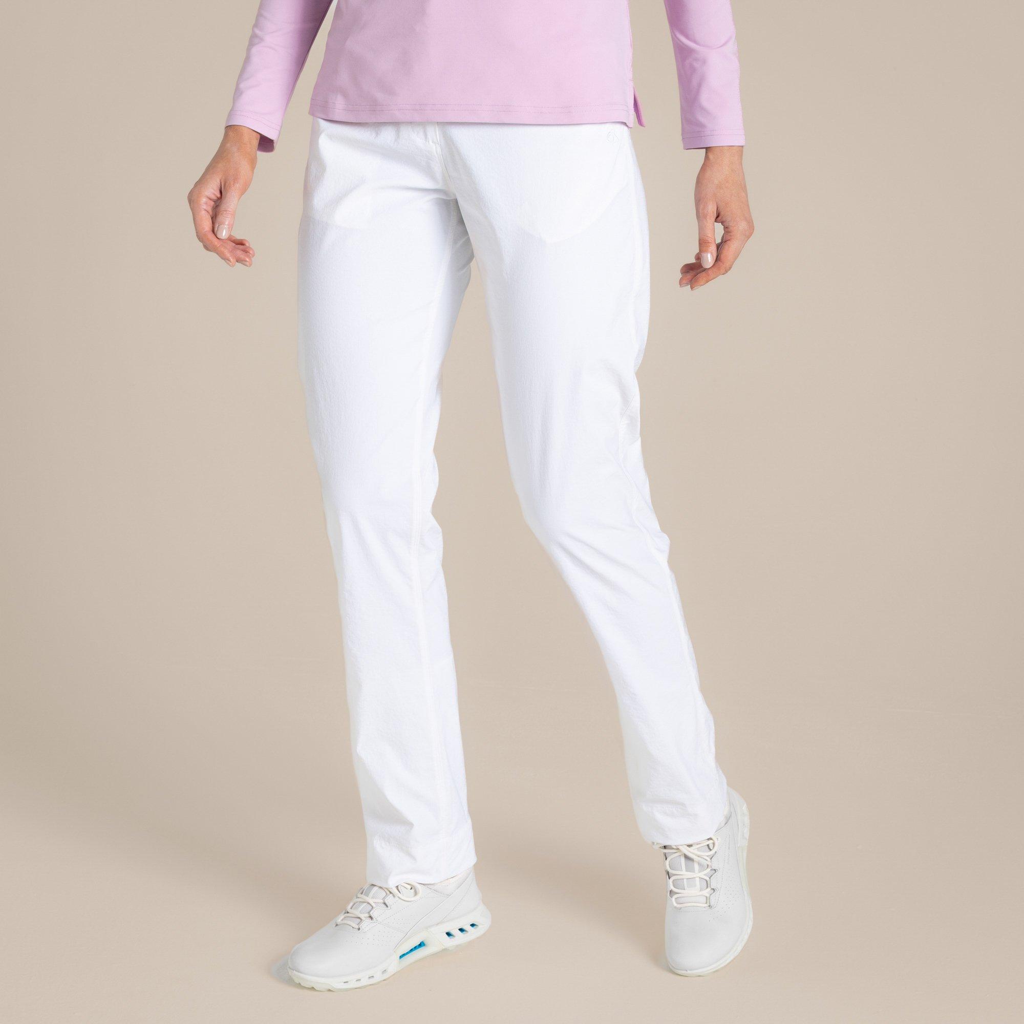 Craghoppers Women's Nosilife Milla Lightweight Trousers - White - 18R