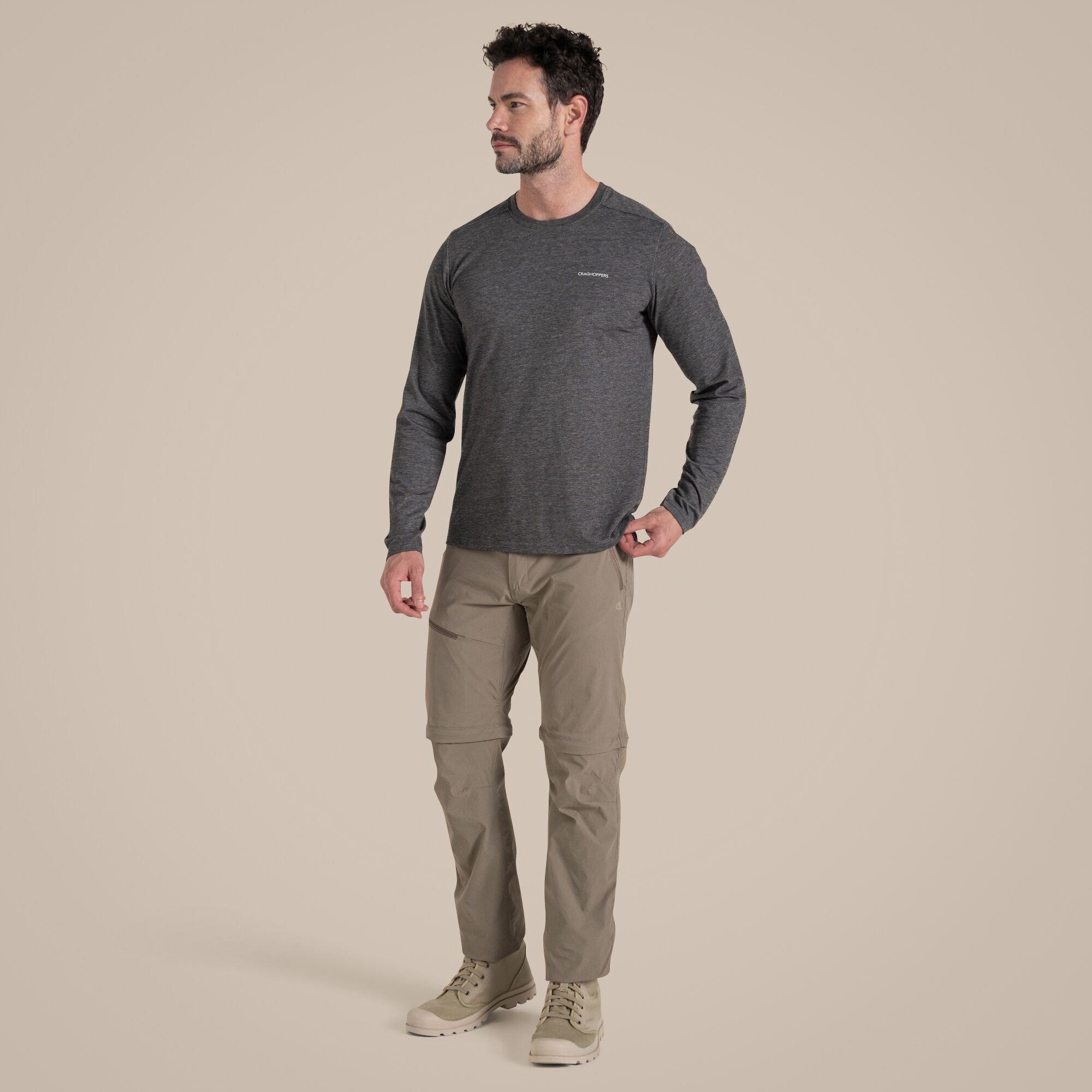 Craghoppers Men's Nosilife Pro Convertibles Iii Quick-Drying Trouser - Pebble - 44R