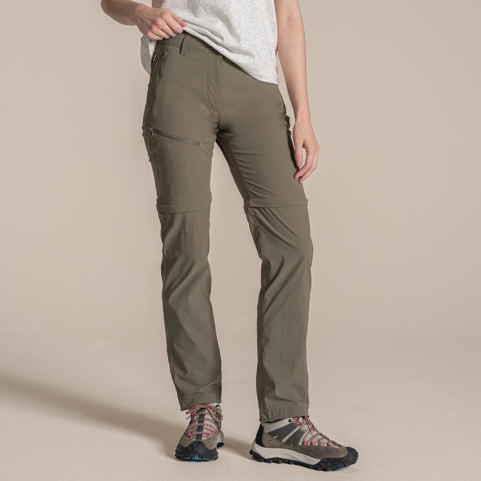 Craghoppers Women's Nosilife Pro Convertible Iii Lightweight Trousers - Wild Olive - 8R