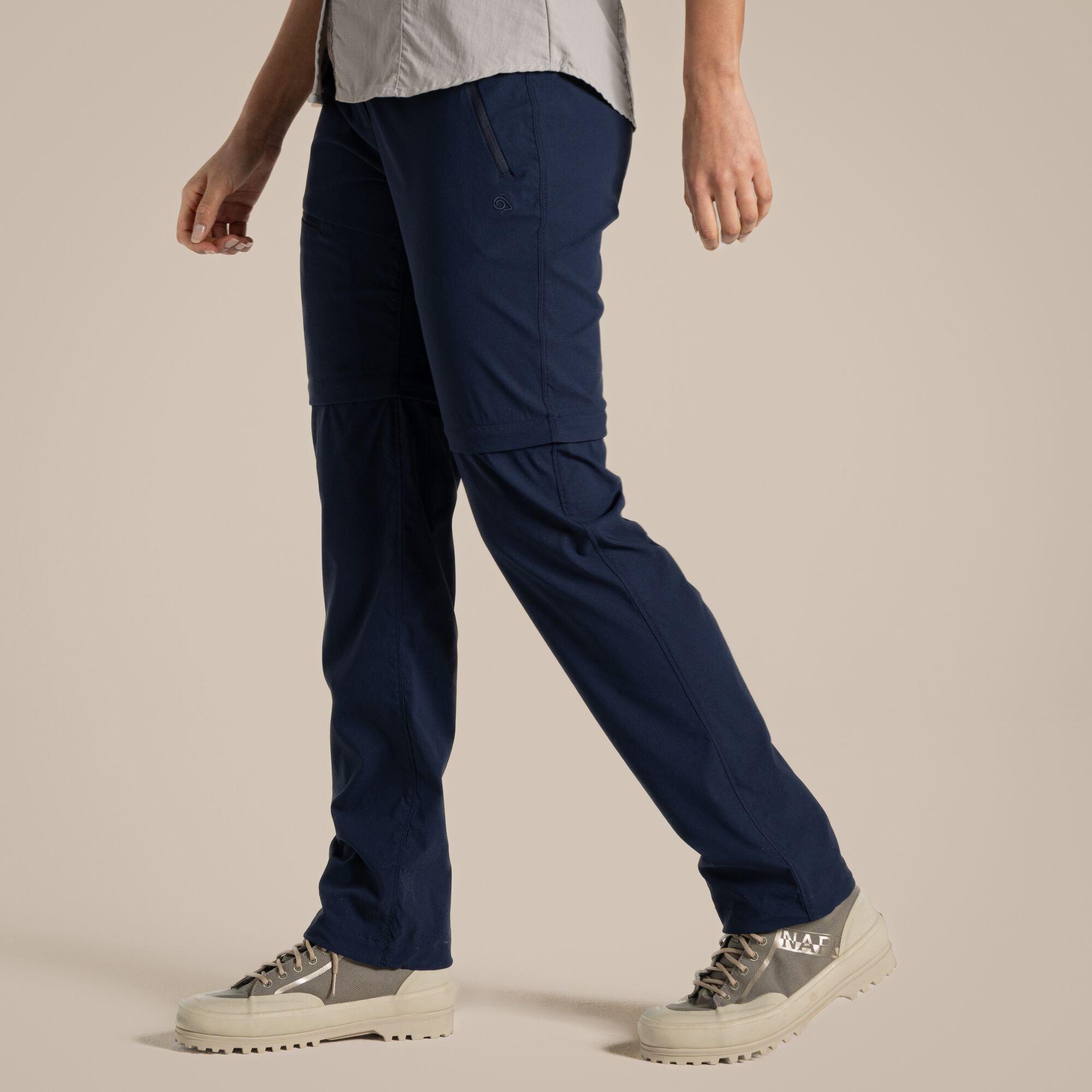 Craghoppers Women's Nosilife Pro Convertible Iii Lightweight Trousers - Blue Navy - 9R